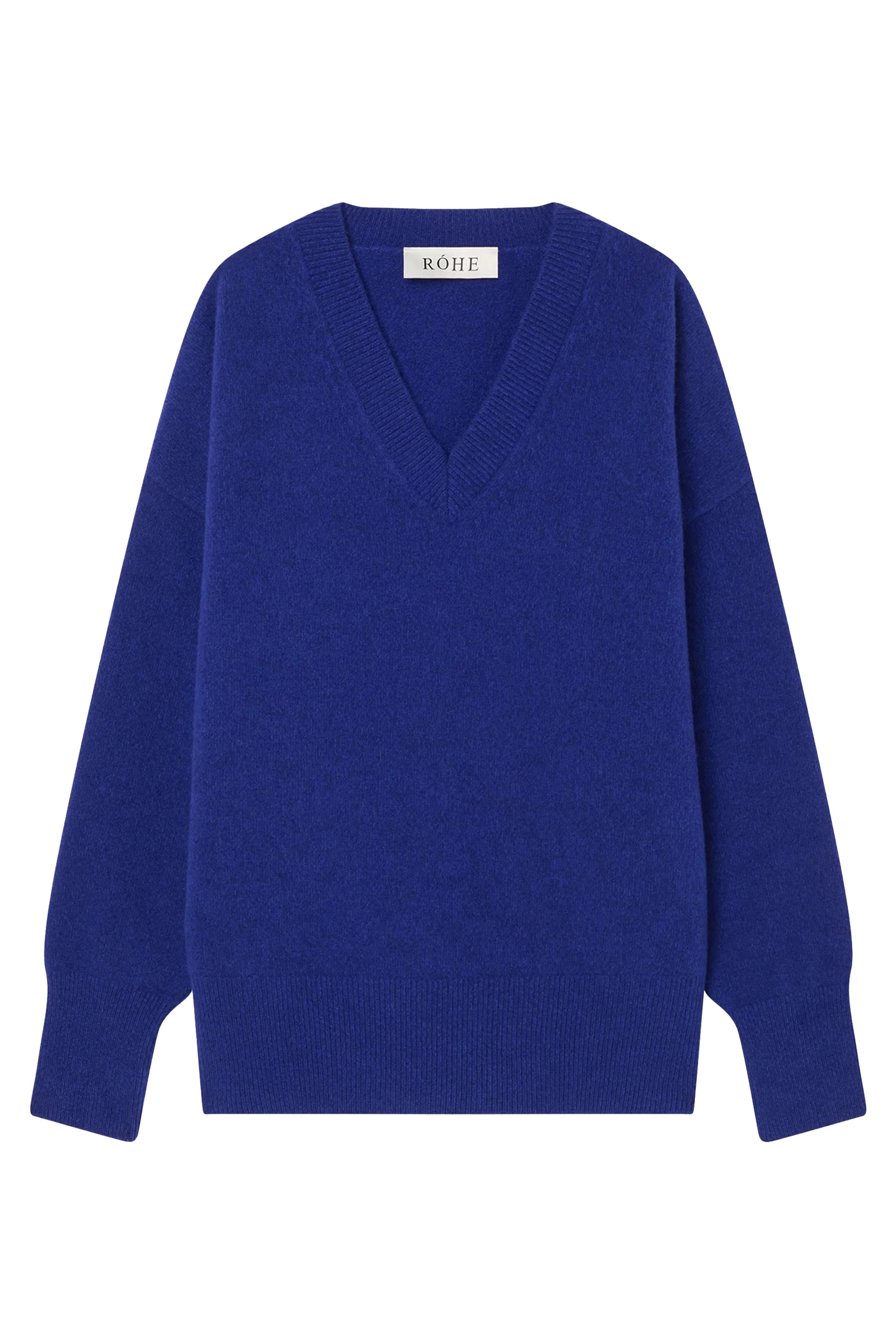 سترة بياقة كلاسيكية على شكل حرف V