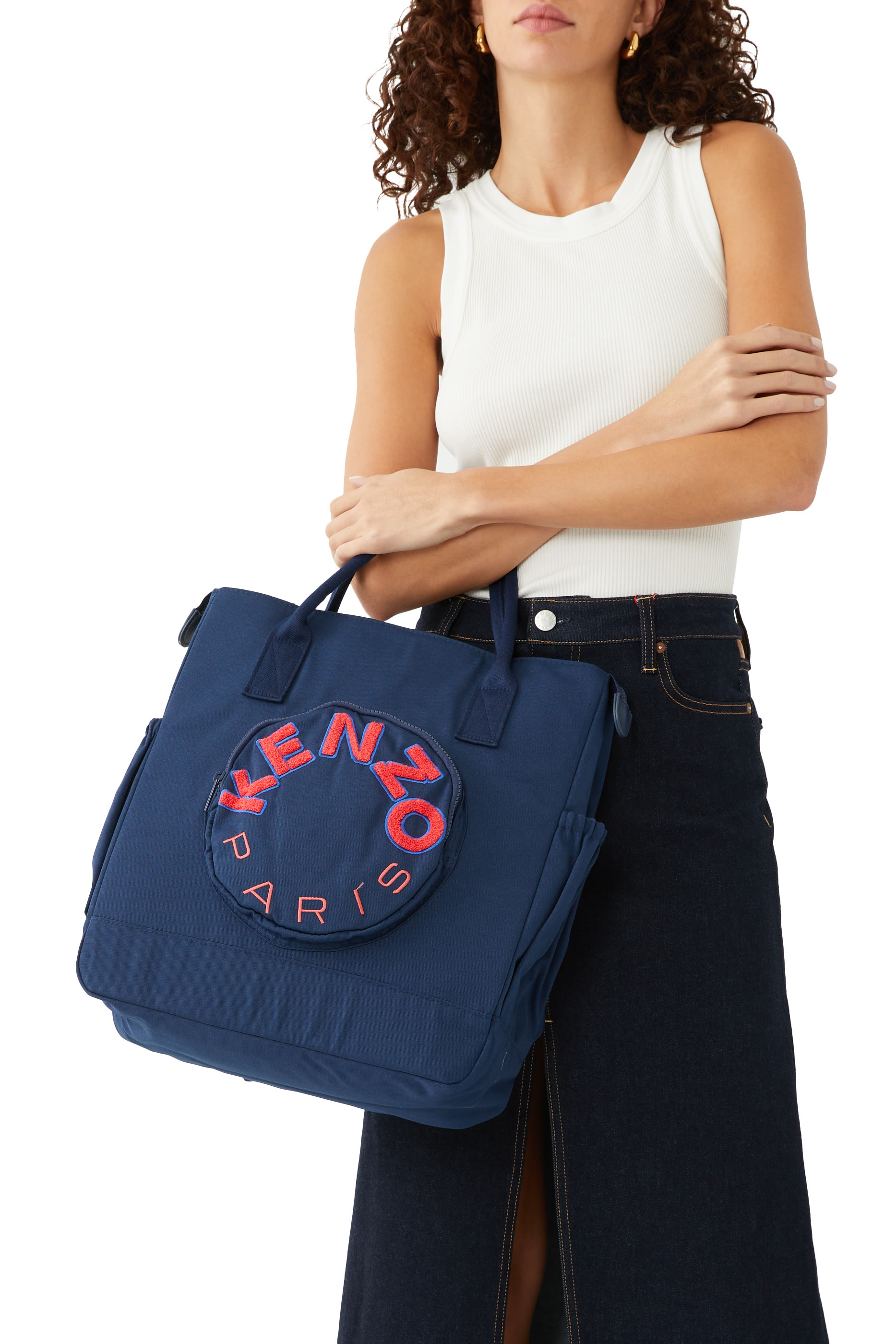 حقيبة مستلزمات بشعار الماركة للأطفال