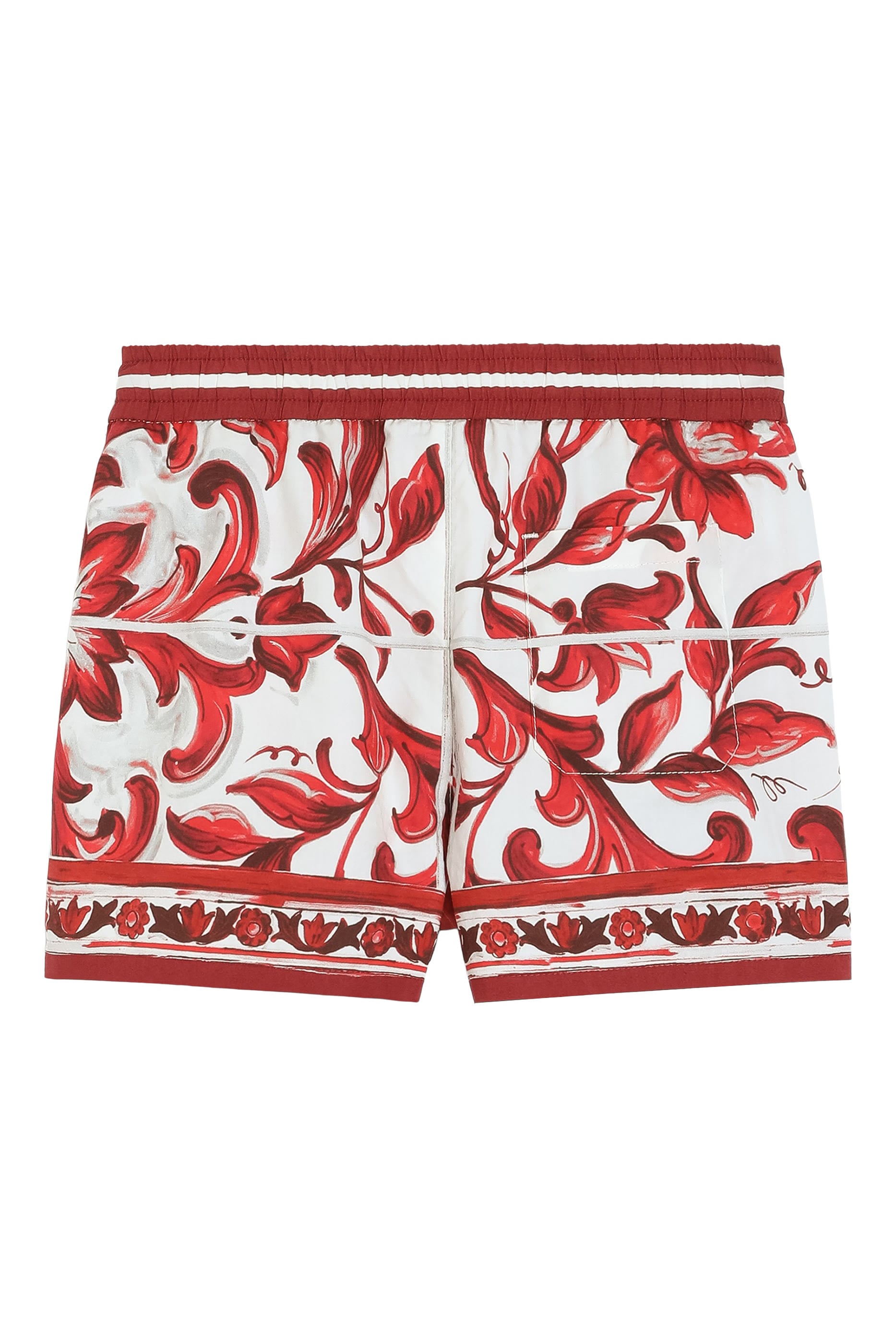 Kids Majolica-Print Shorts