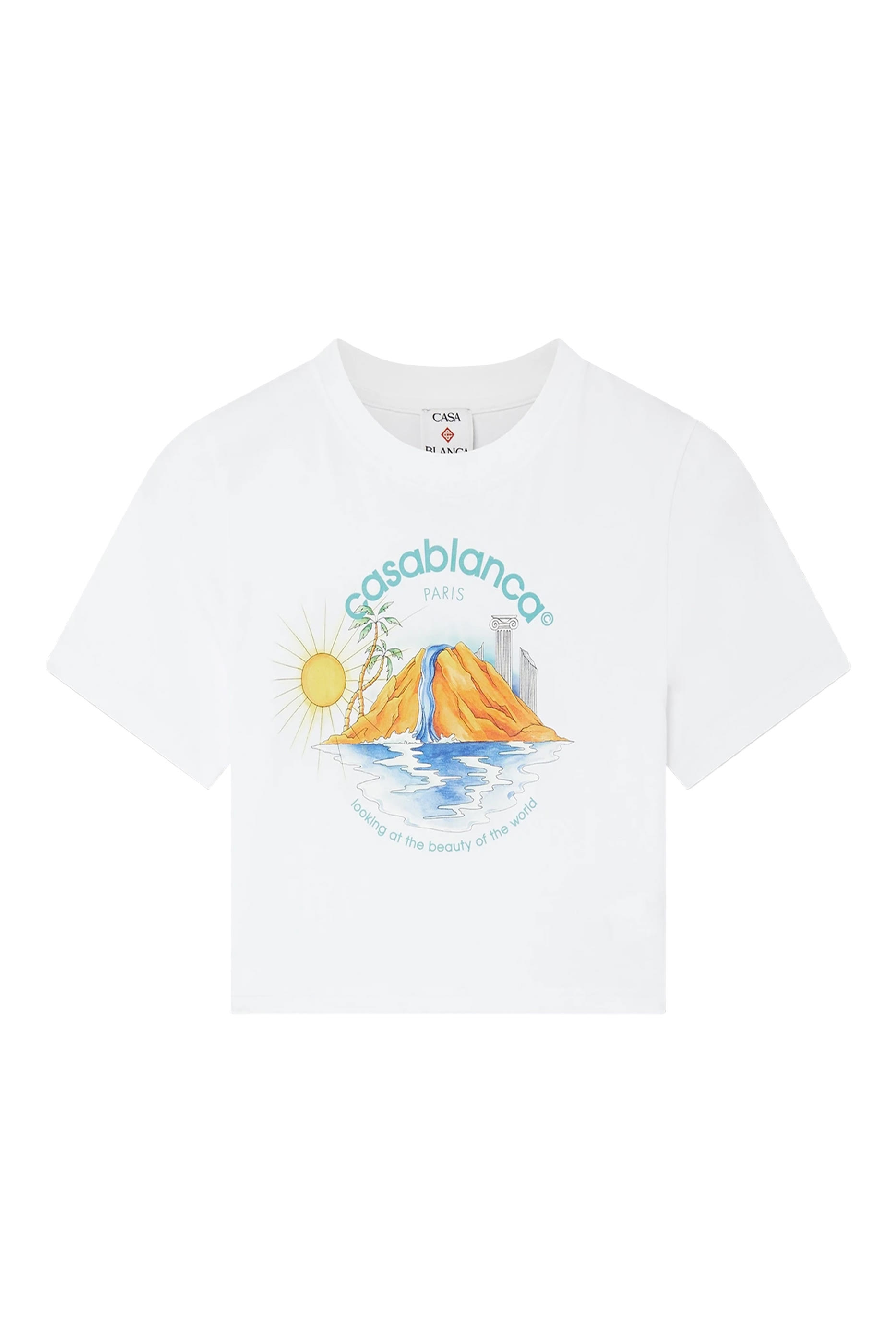 تيشيرت قصير بنقشة واحة