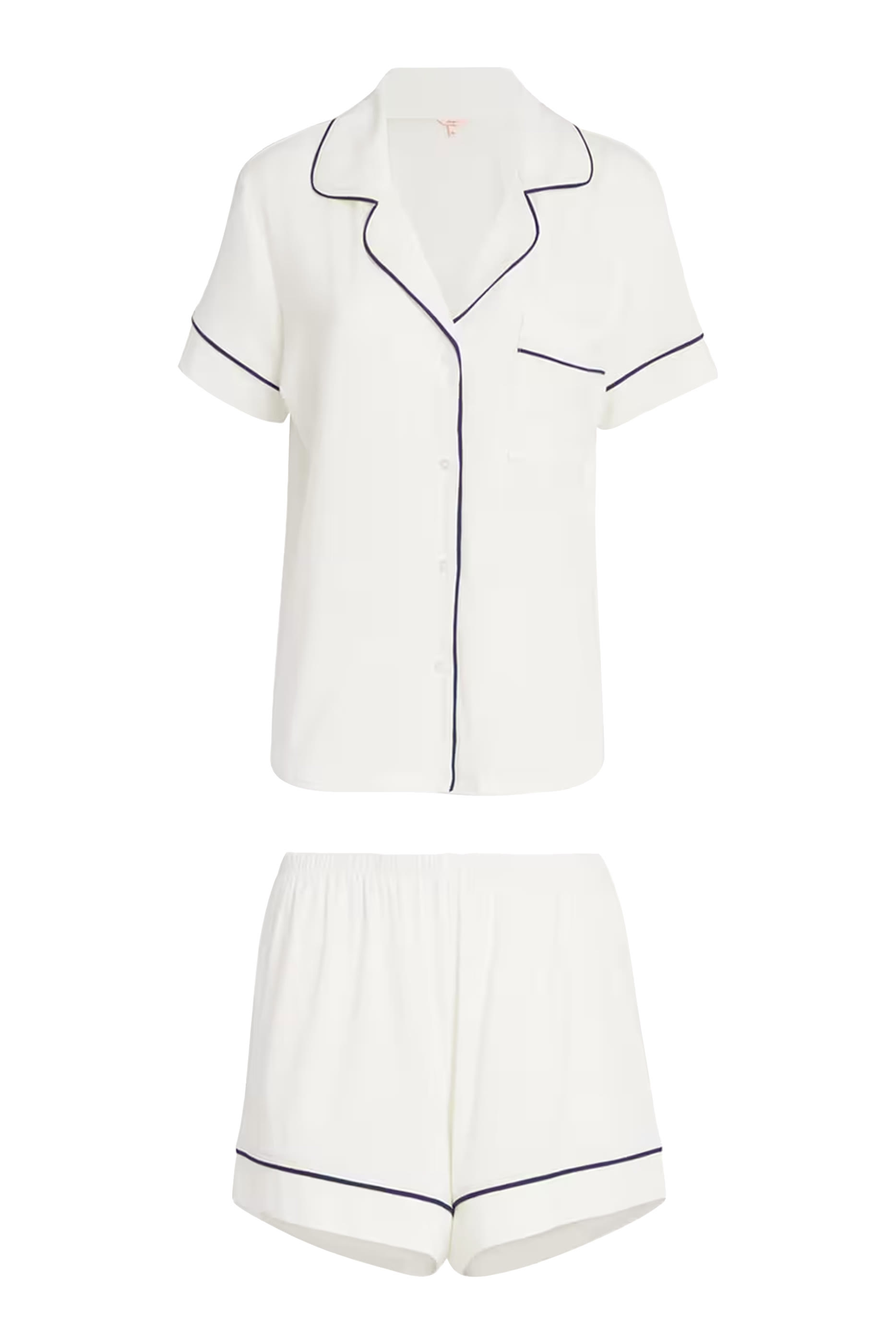 طقم بيجاما شورت جيزيل بقصة مريحة تينسيل مودال