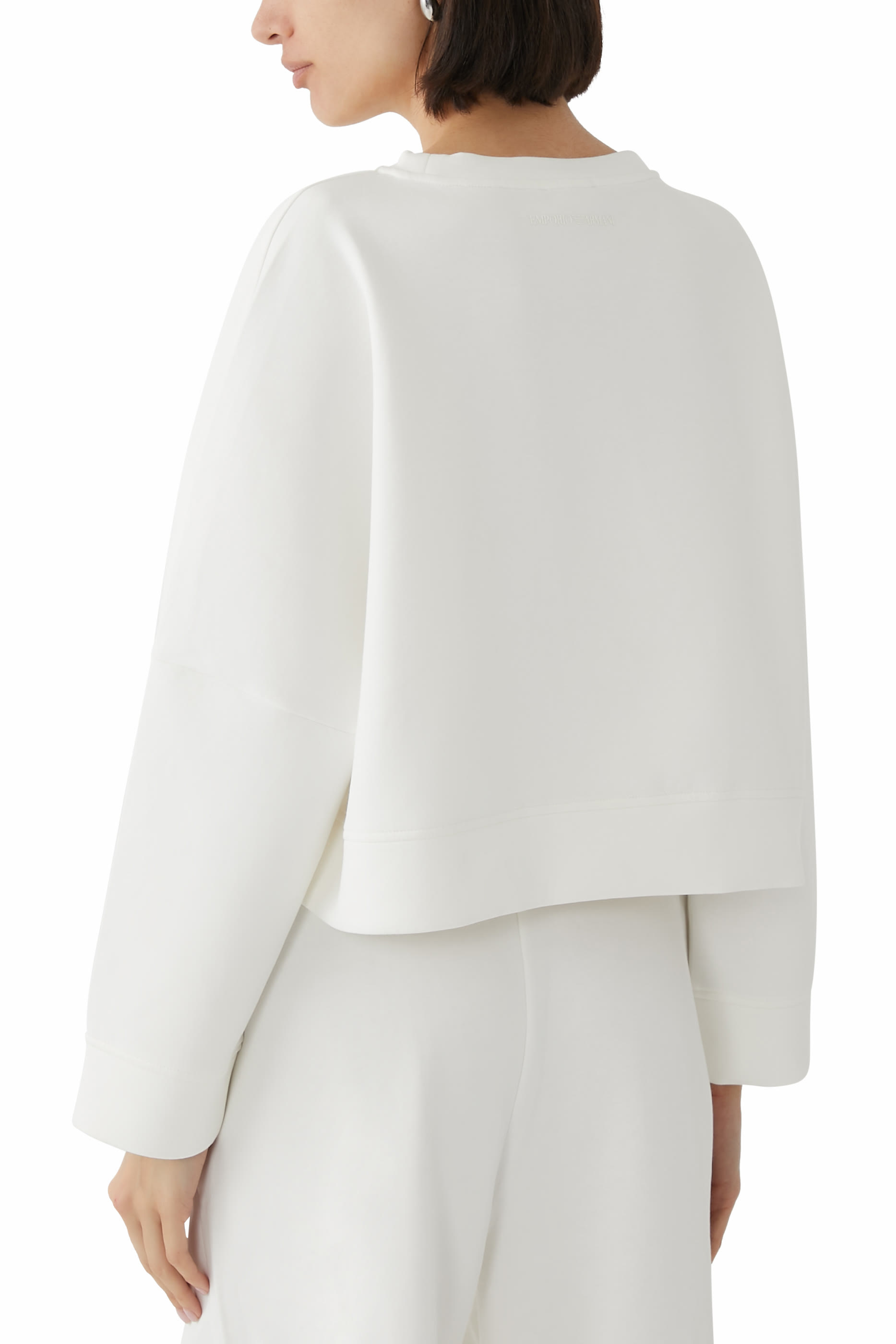 سويت شيرت مطرز بشعار الماركة جيرسيه