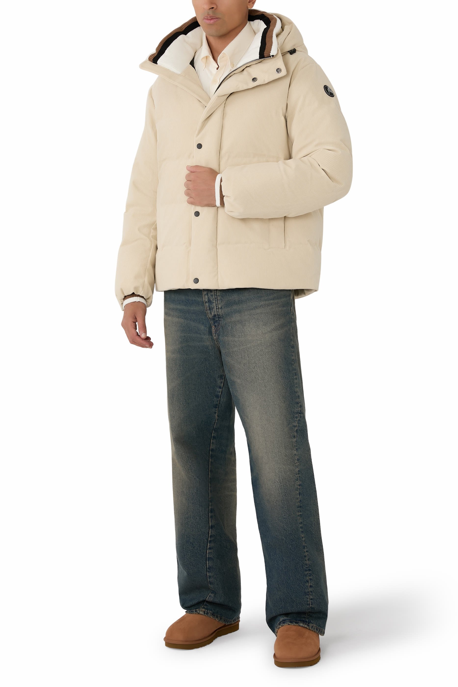 جاكيت أتيلا بتصميم مبطن مخمل