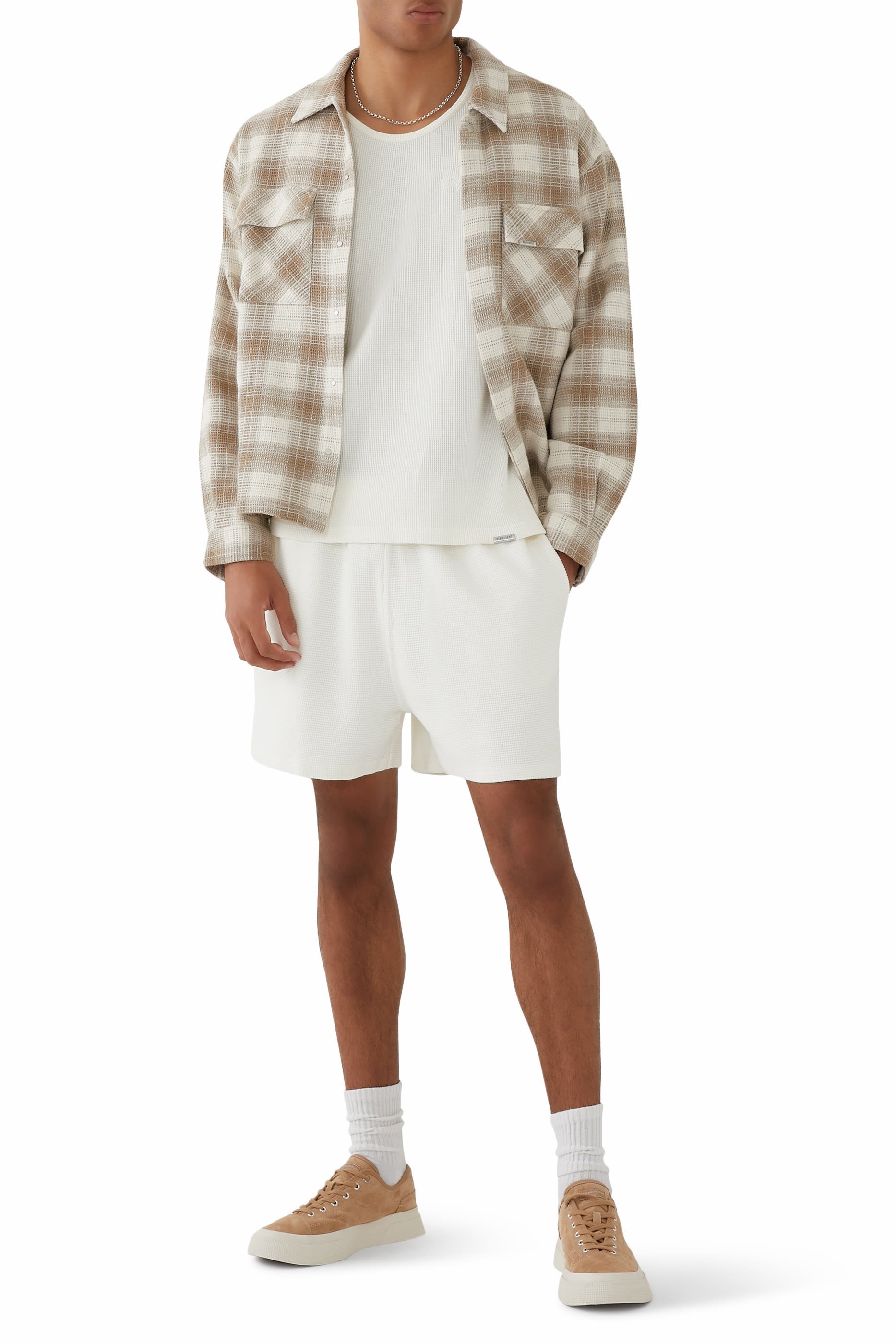 قميص فلانيل متشابك