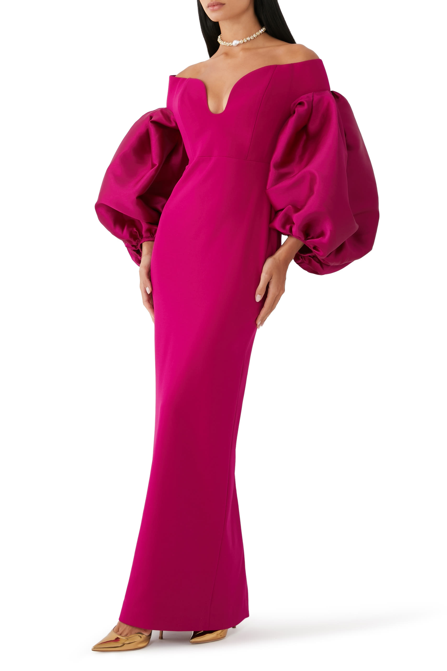 فستان مورا طويل