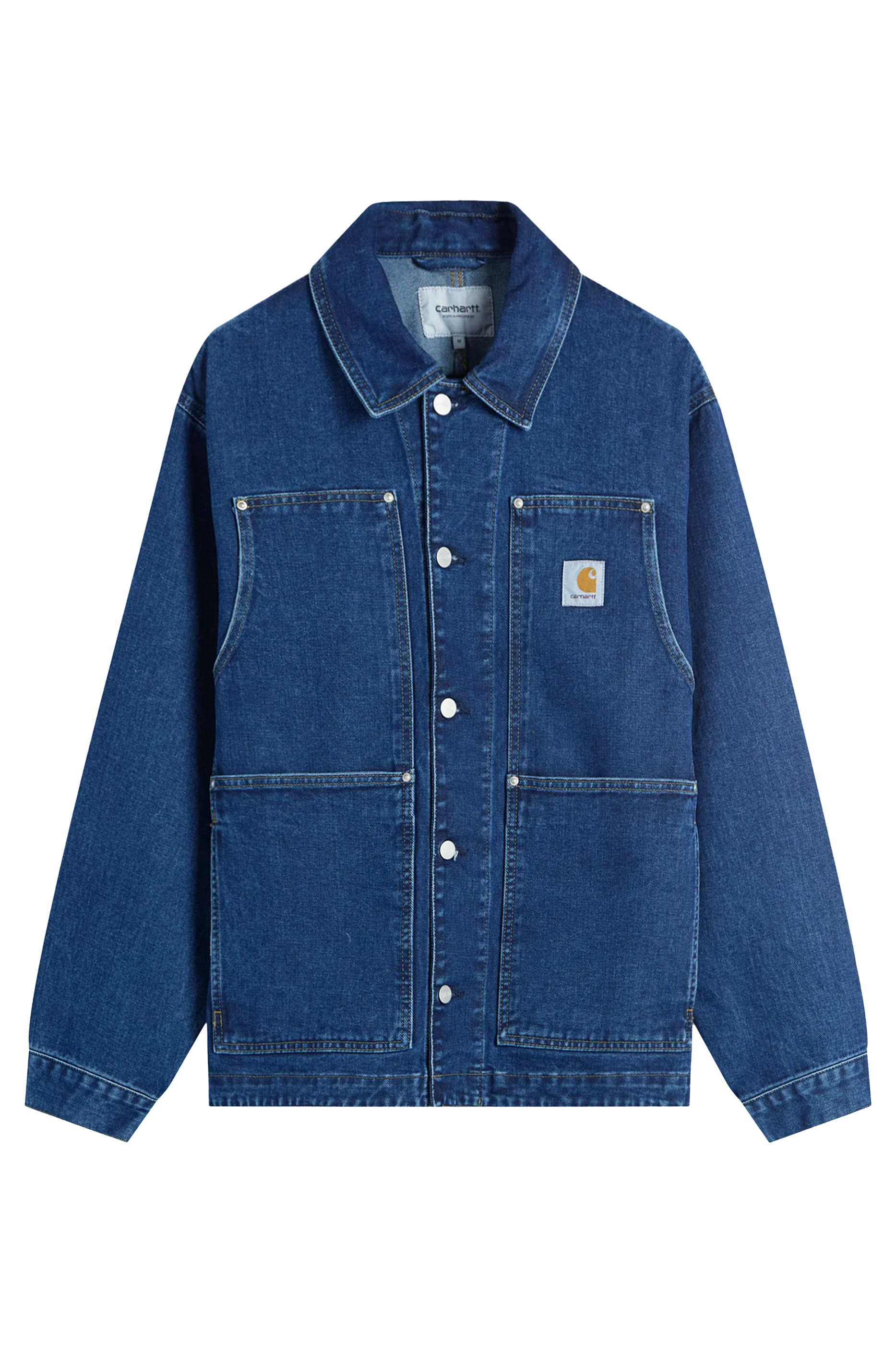 جاكيت بشعار الماركة مزدوج في الأمام