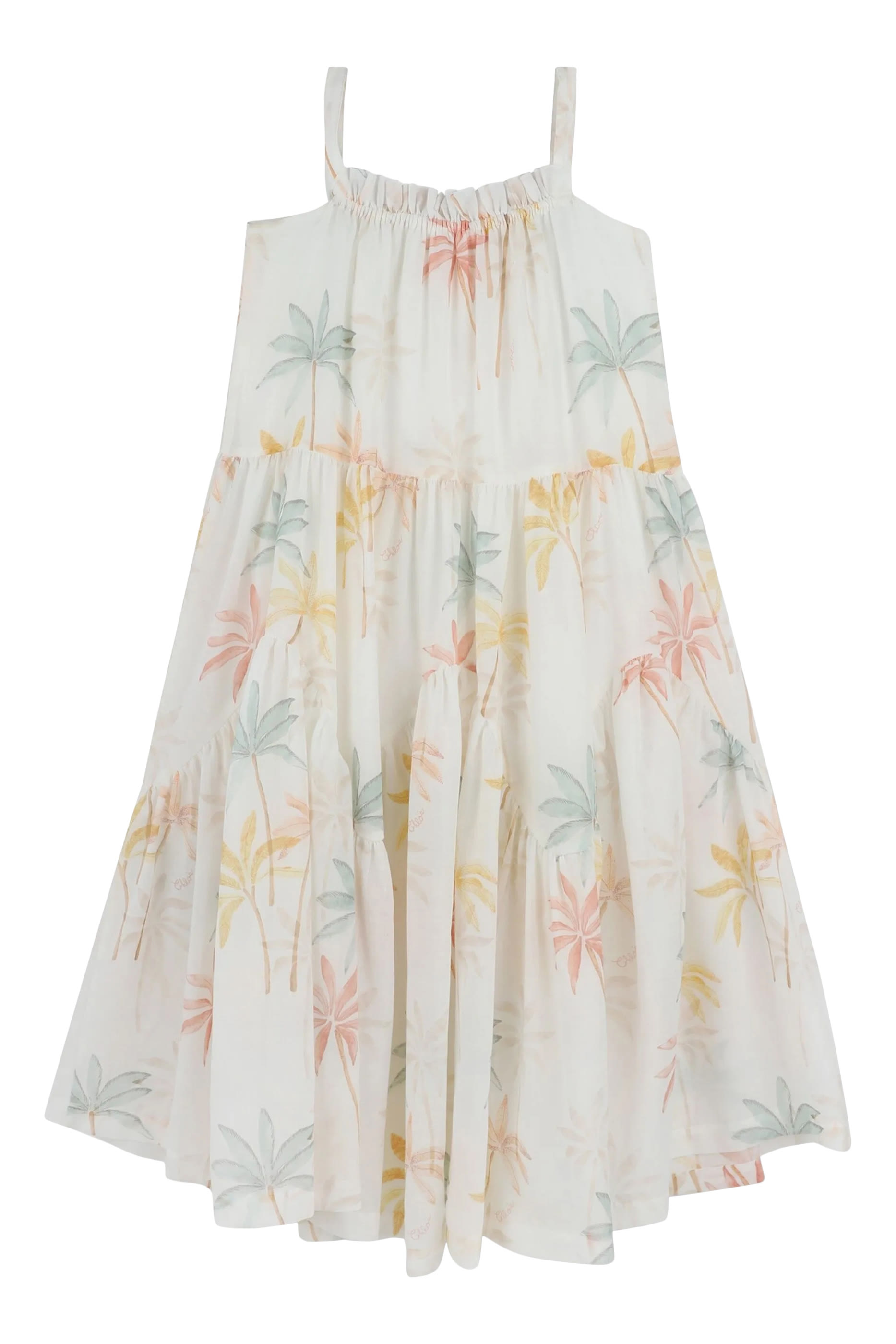 فستان بنقشة نخيل للأطفال