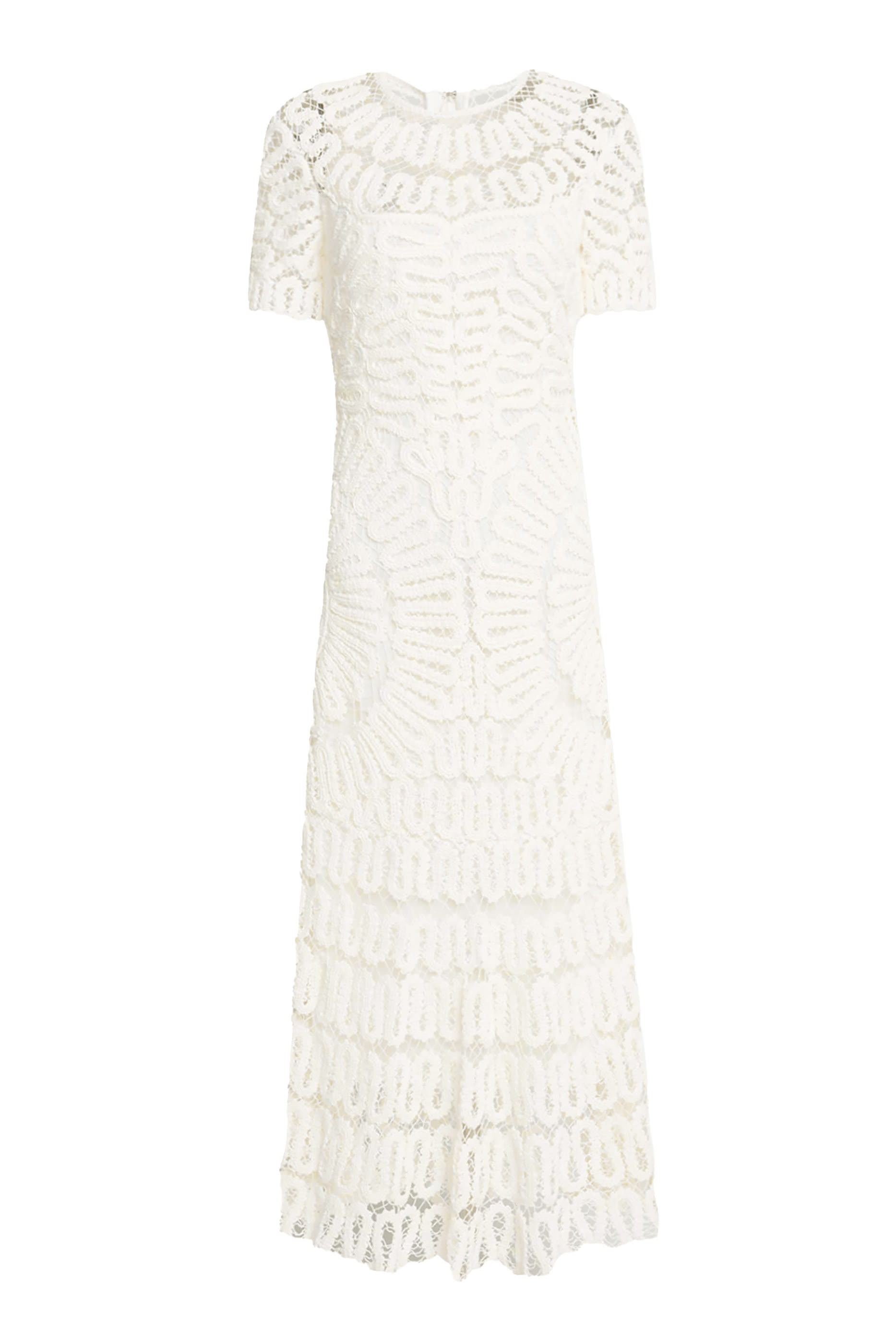 فستان لوريلاي متوسط ​​الطول مطرز