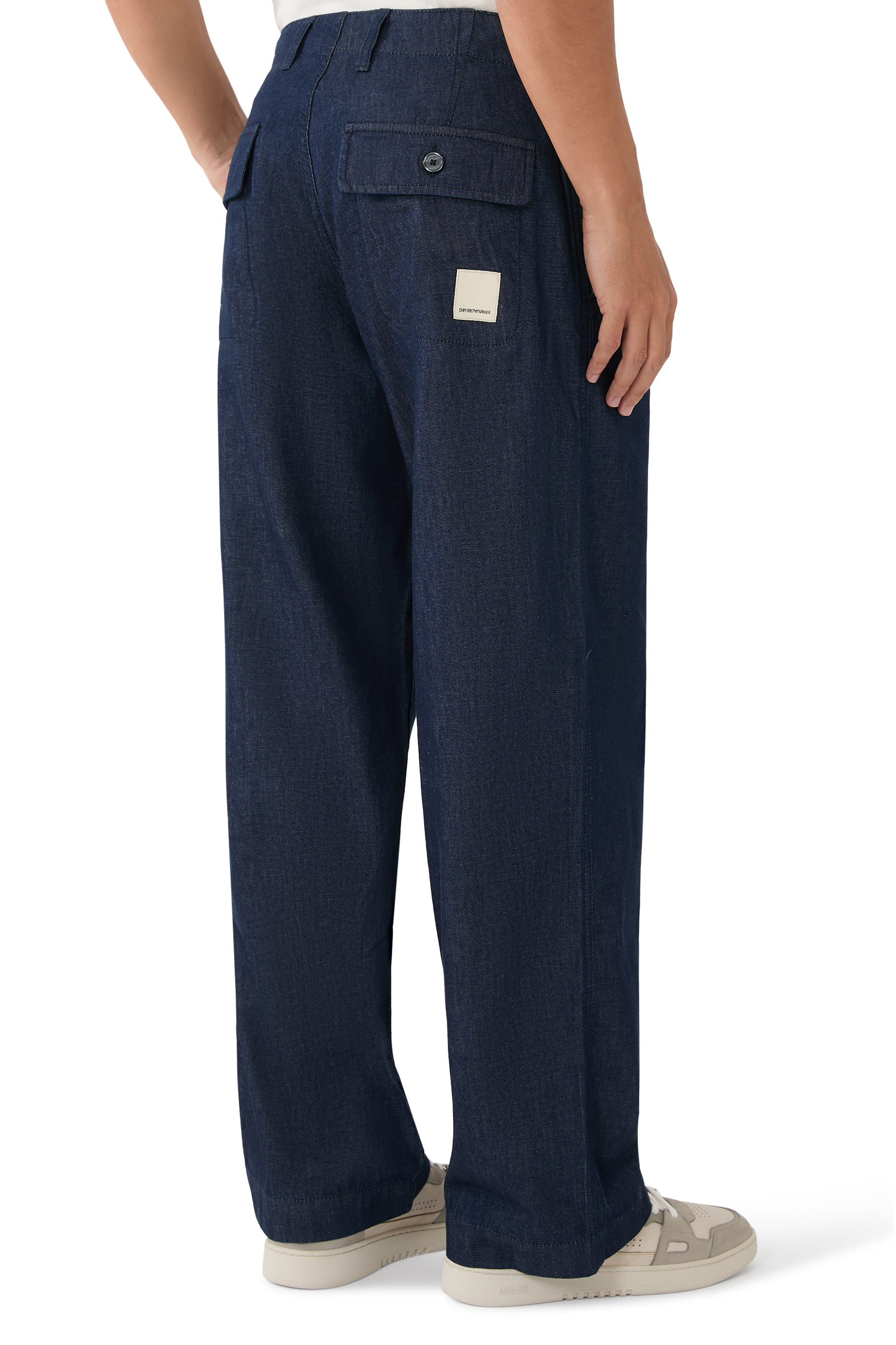 بنطال شامبراي اي اس فيه دنيم