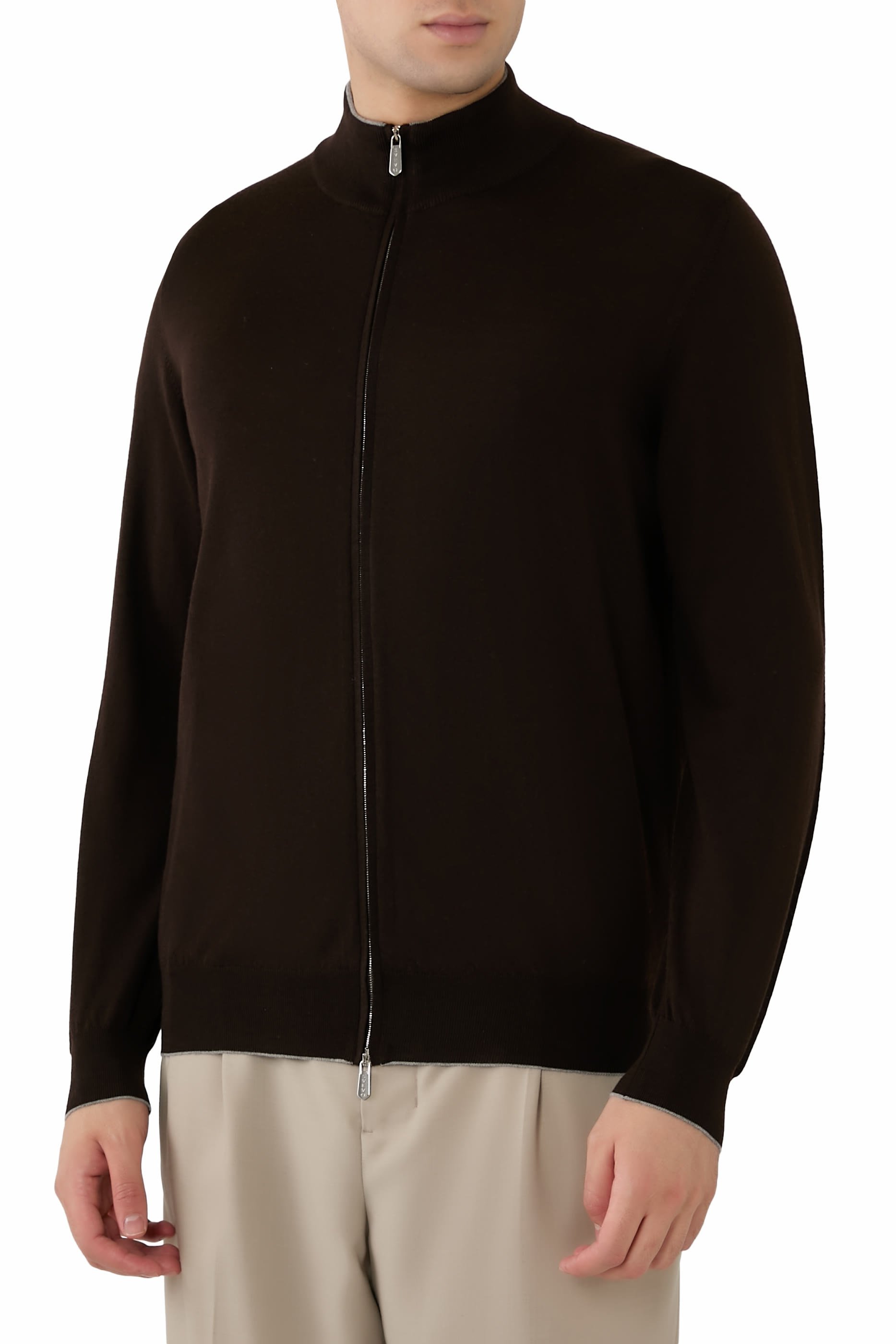 جاكيت بسحاب صوف