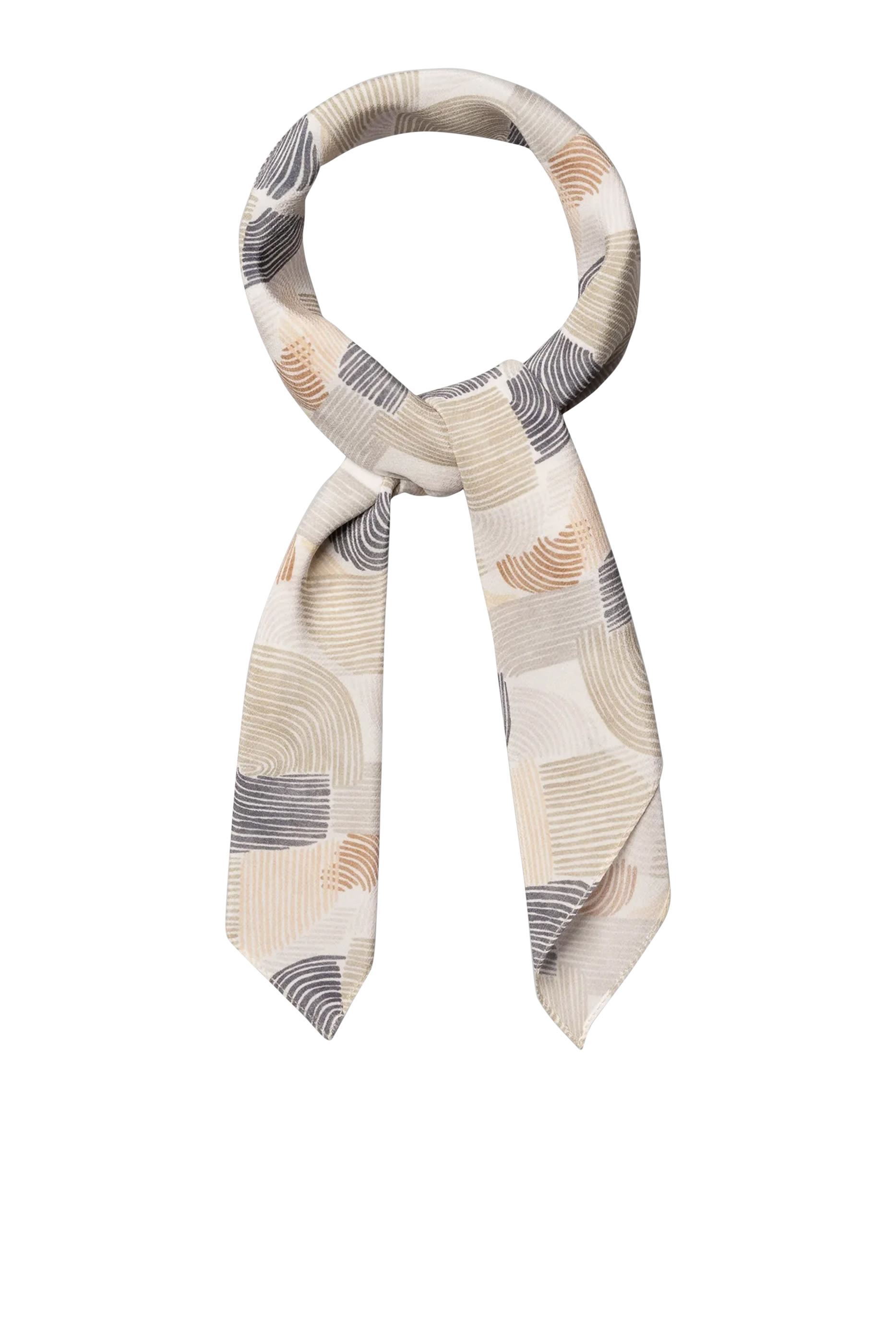 باندانا بنقشة هندسية حرير