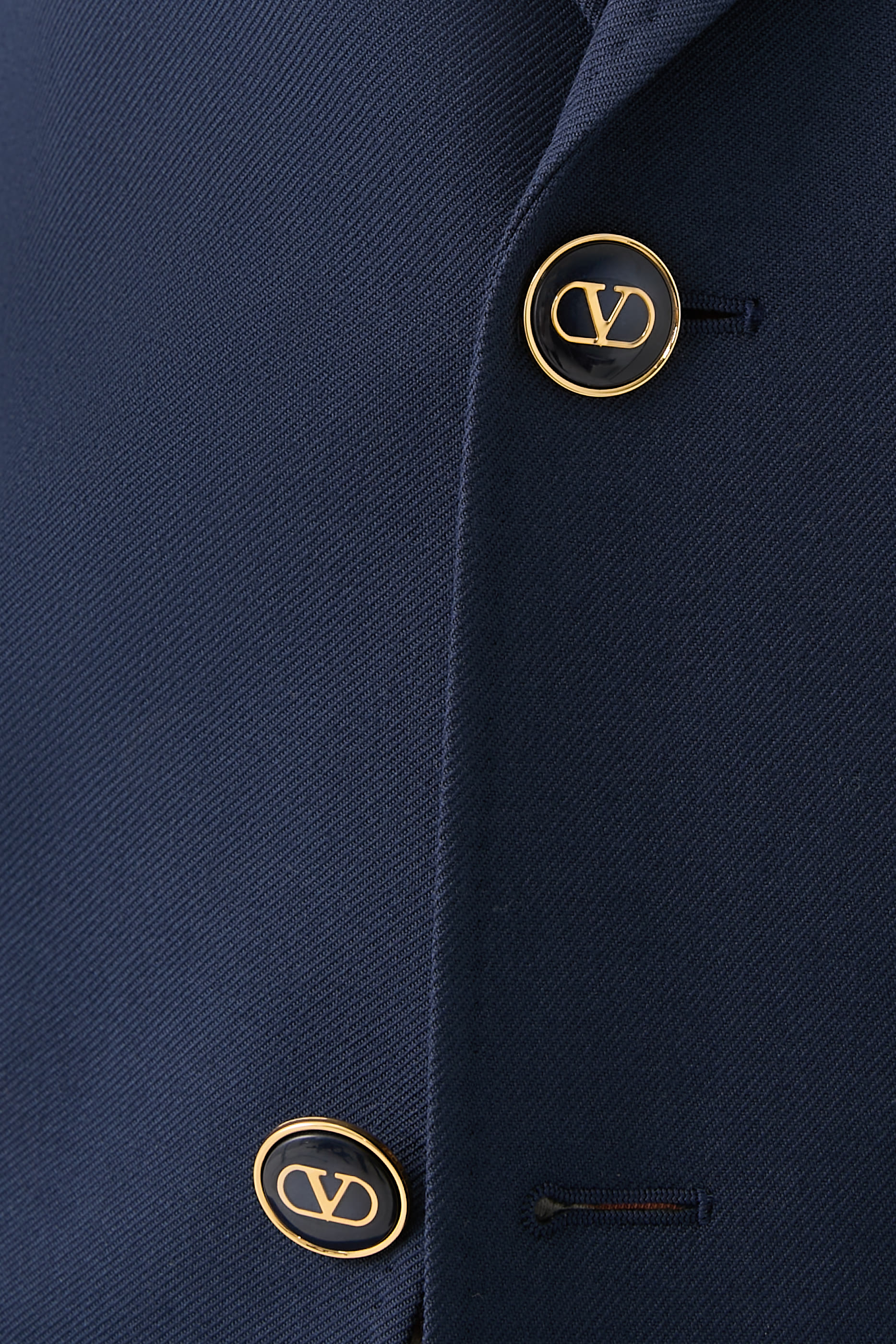 جاكيت بصف أزرار صوف غبردين