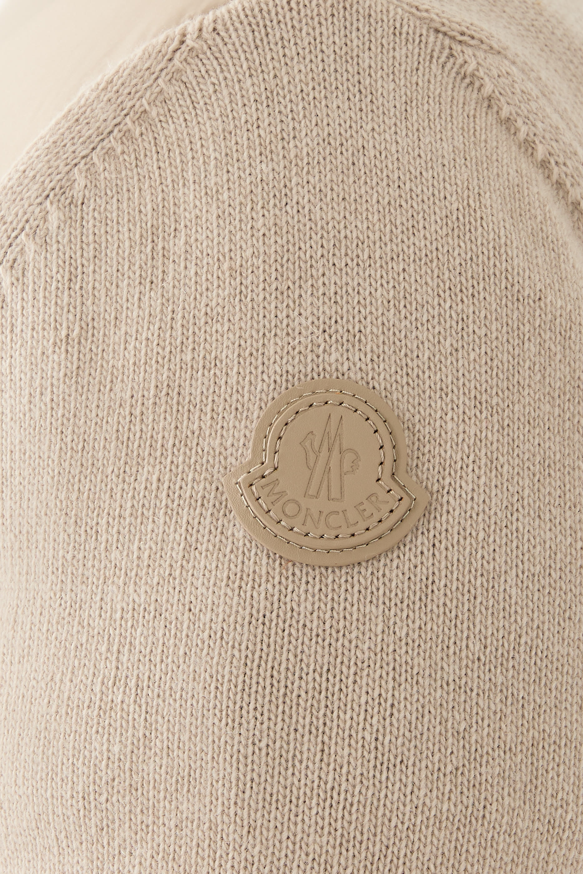 كارديغان مبطن بسحاب قطن