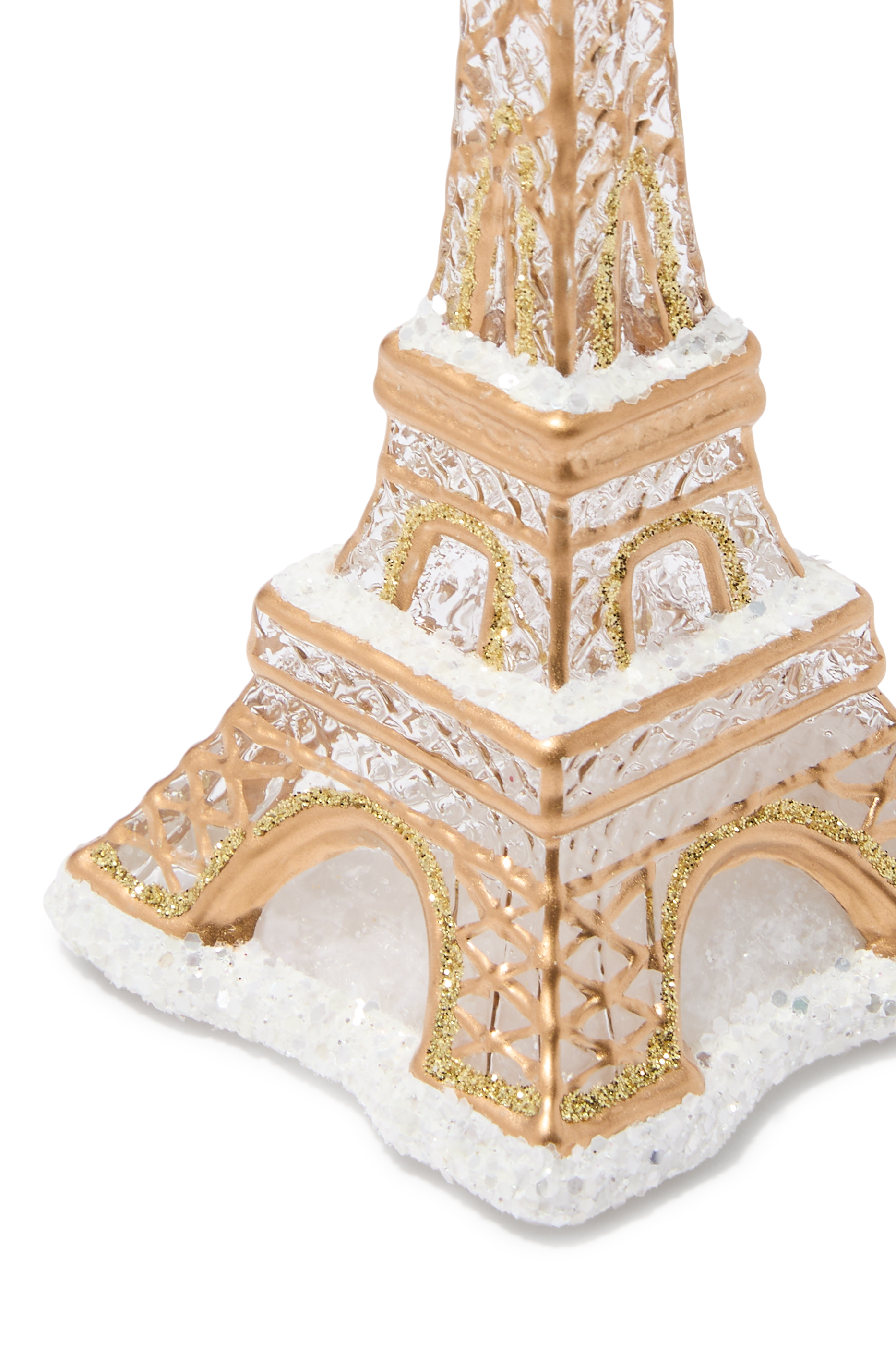 Glass Eiffel Tower Ornament