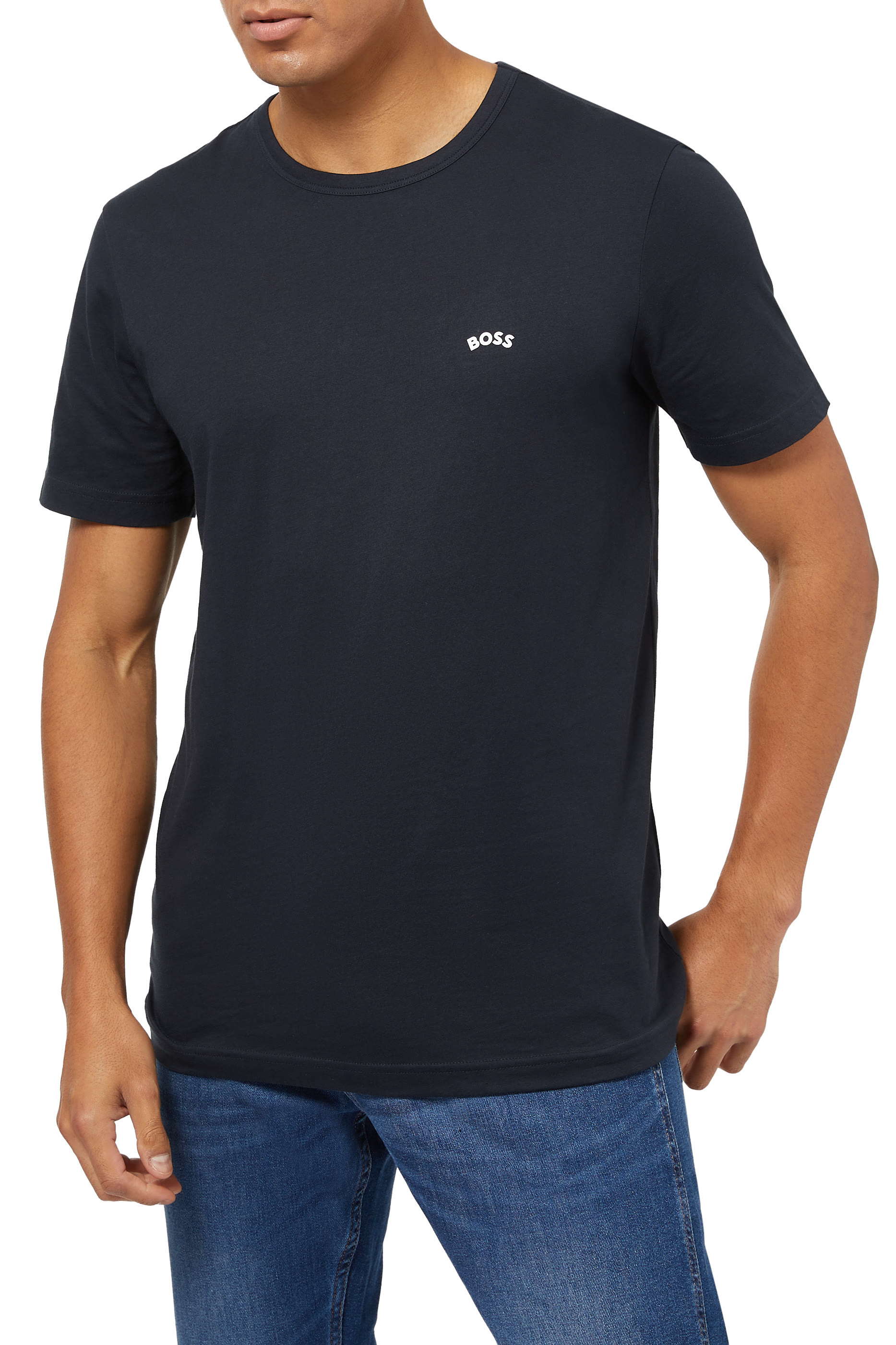 Curved Logo T-Shirt