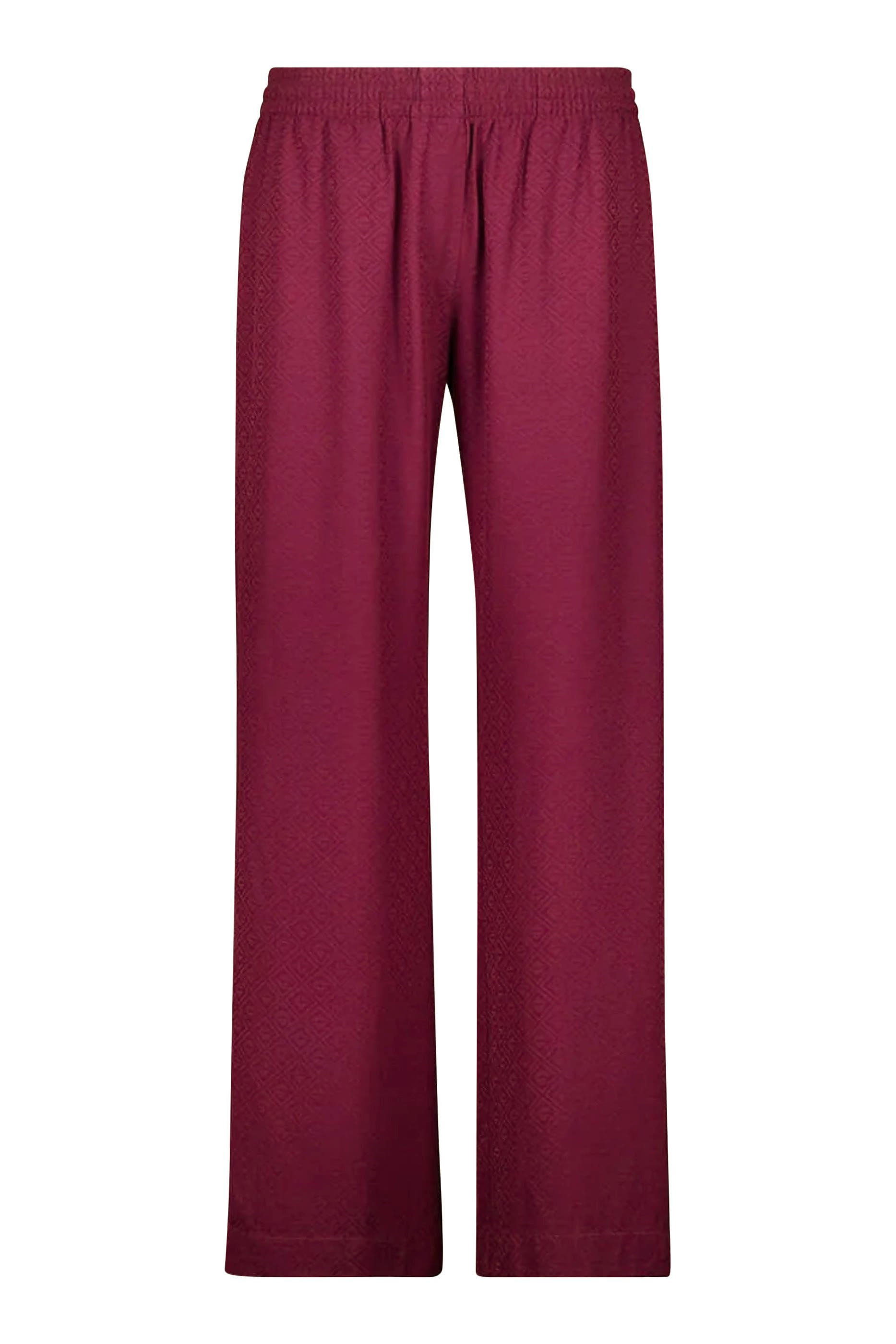 بنطال بحروف شعار الماركة حرير