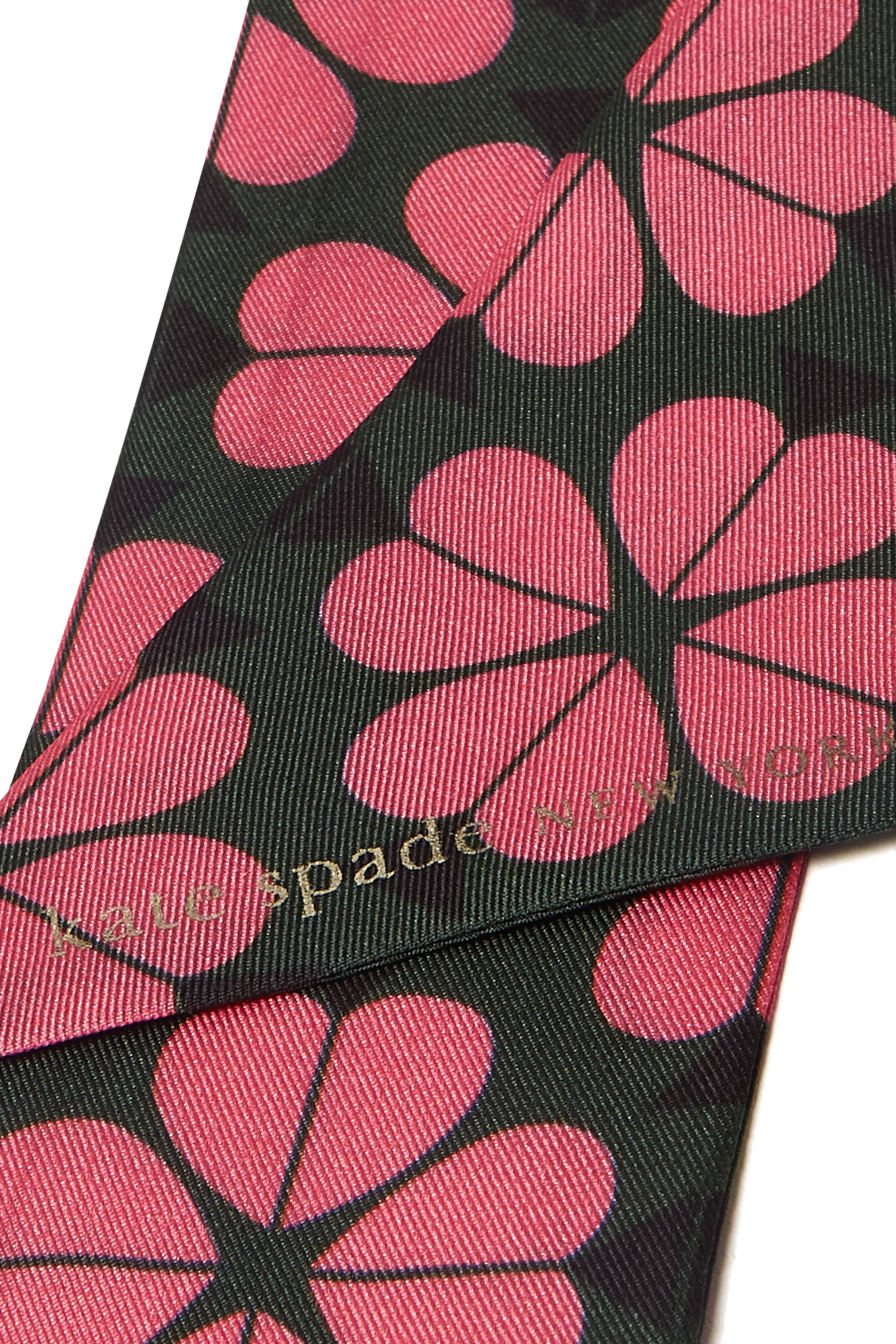 Spade Flower Skinny Scarf