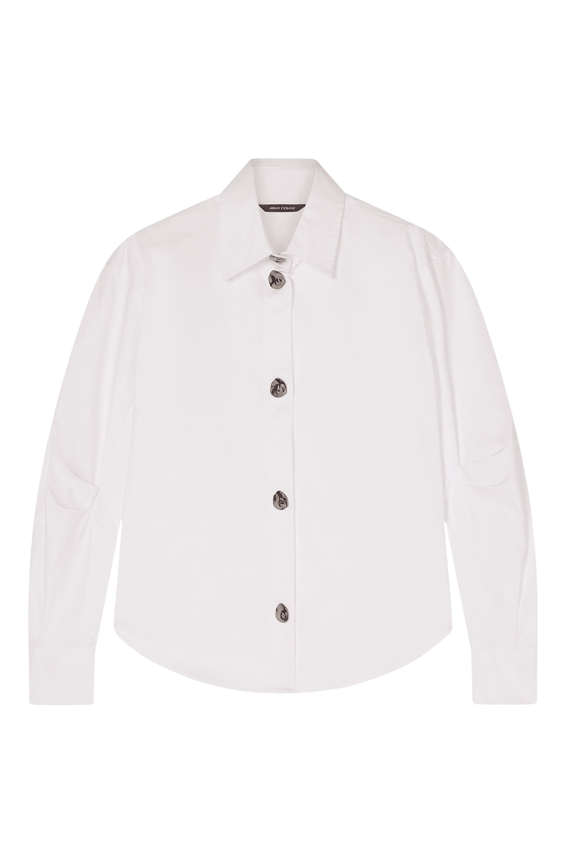 قميص بأكمام طويلة ضيقة