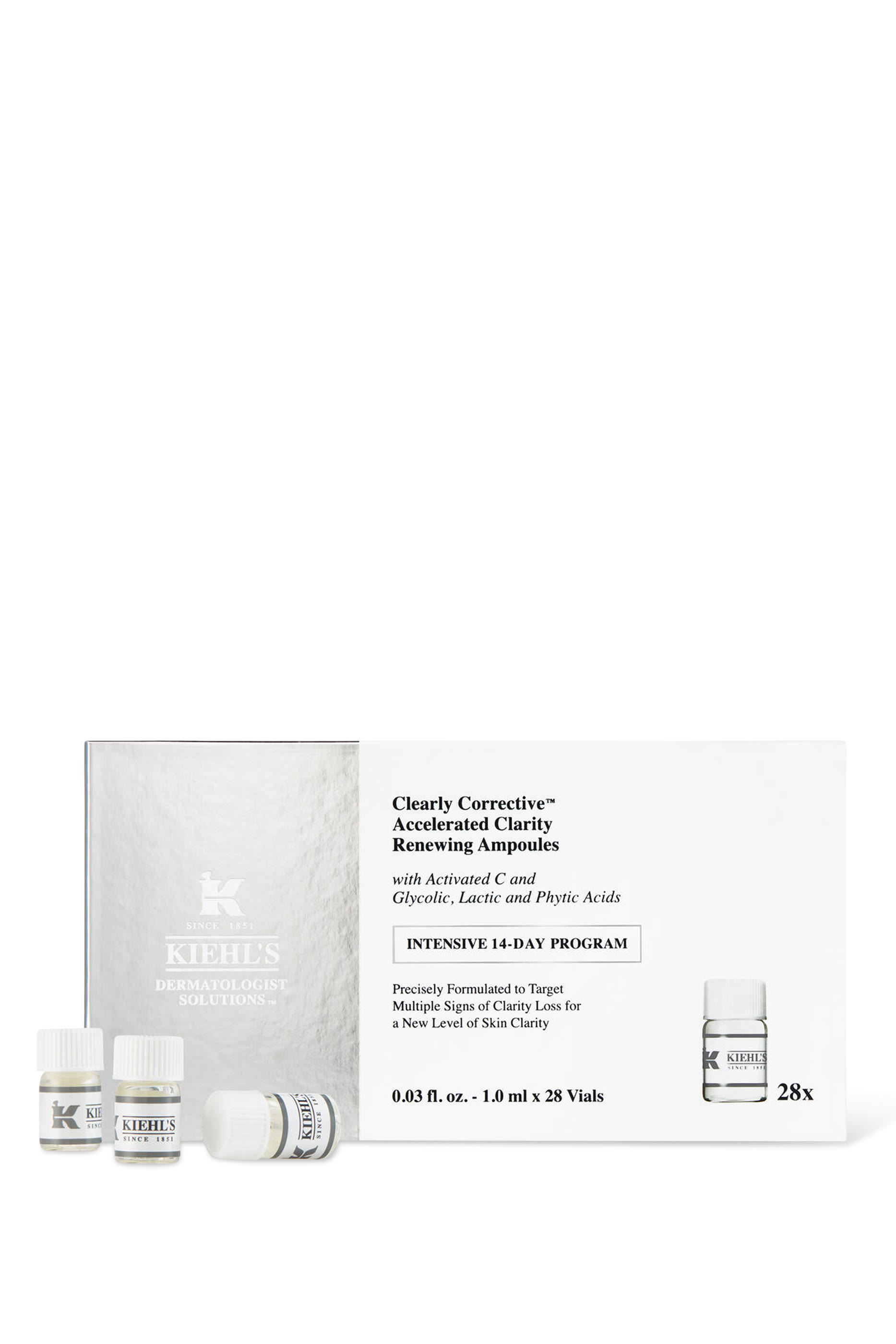 أمبولات كليرلي كوريكتيف لتعزيز تنقية البشرة وتجديدها