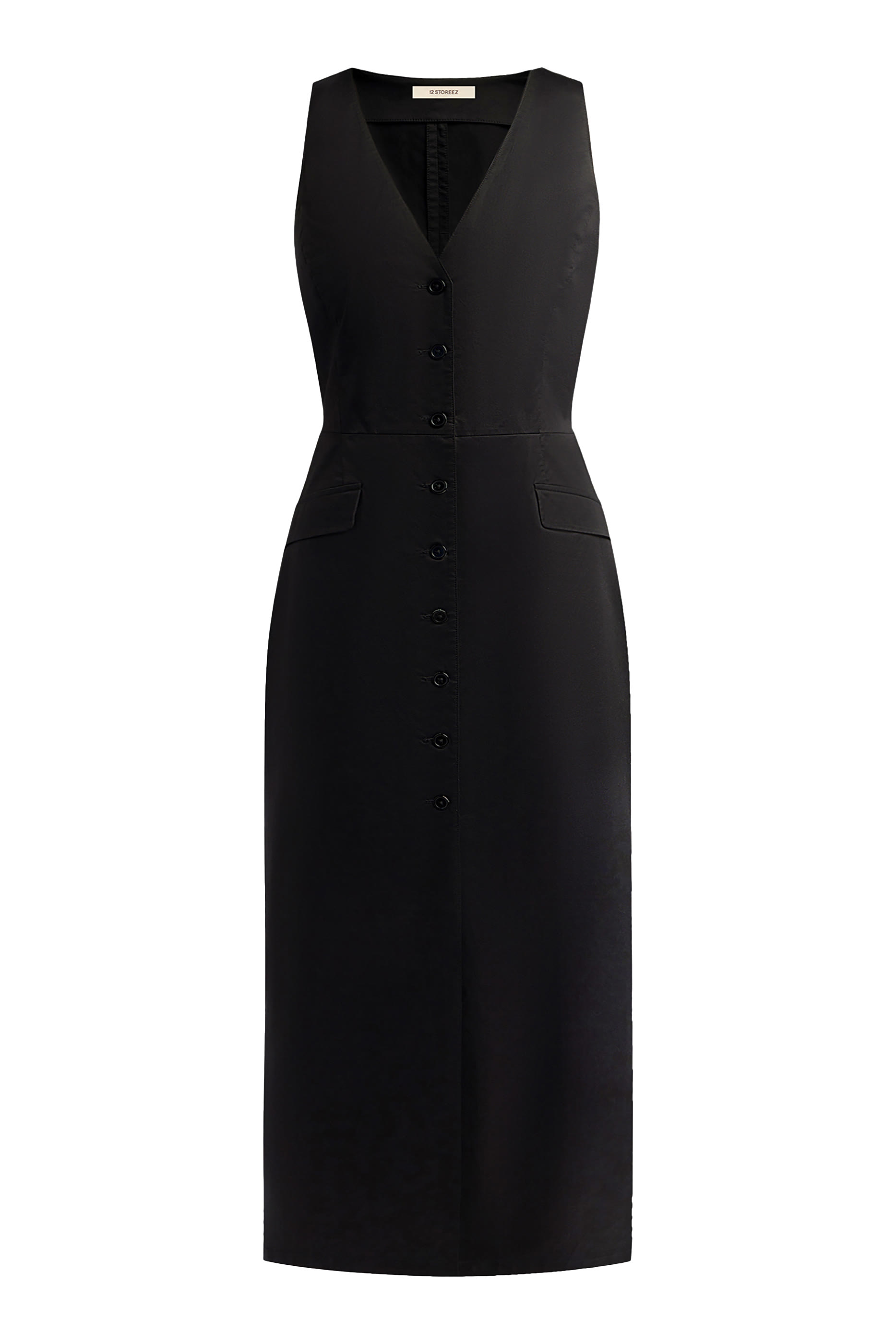 فستان طويل قطن