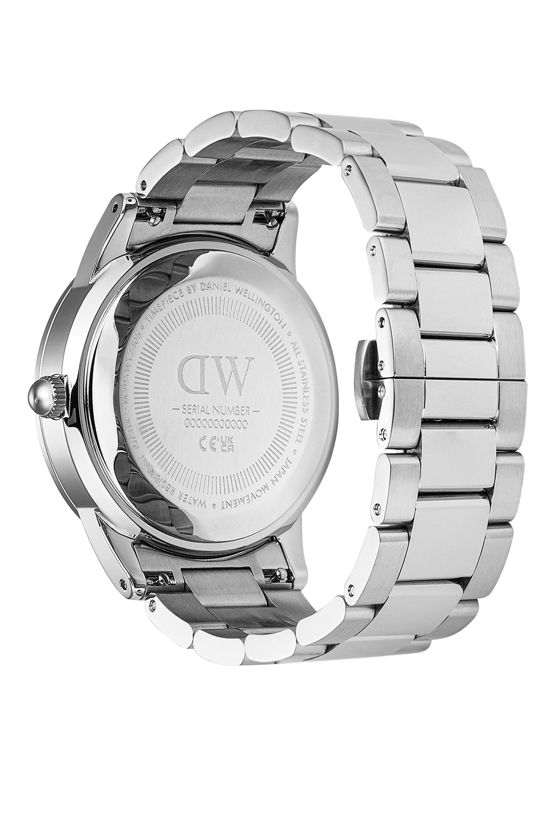 ساعة ايكونيك باراديجما بسوار بحلقات وقرص أزرق