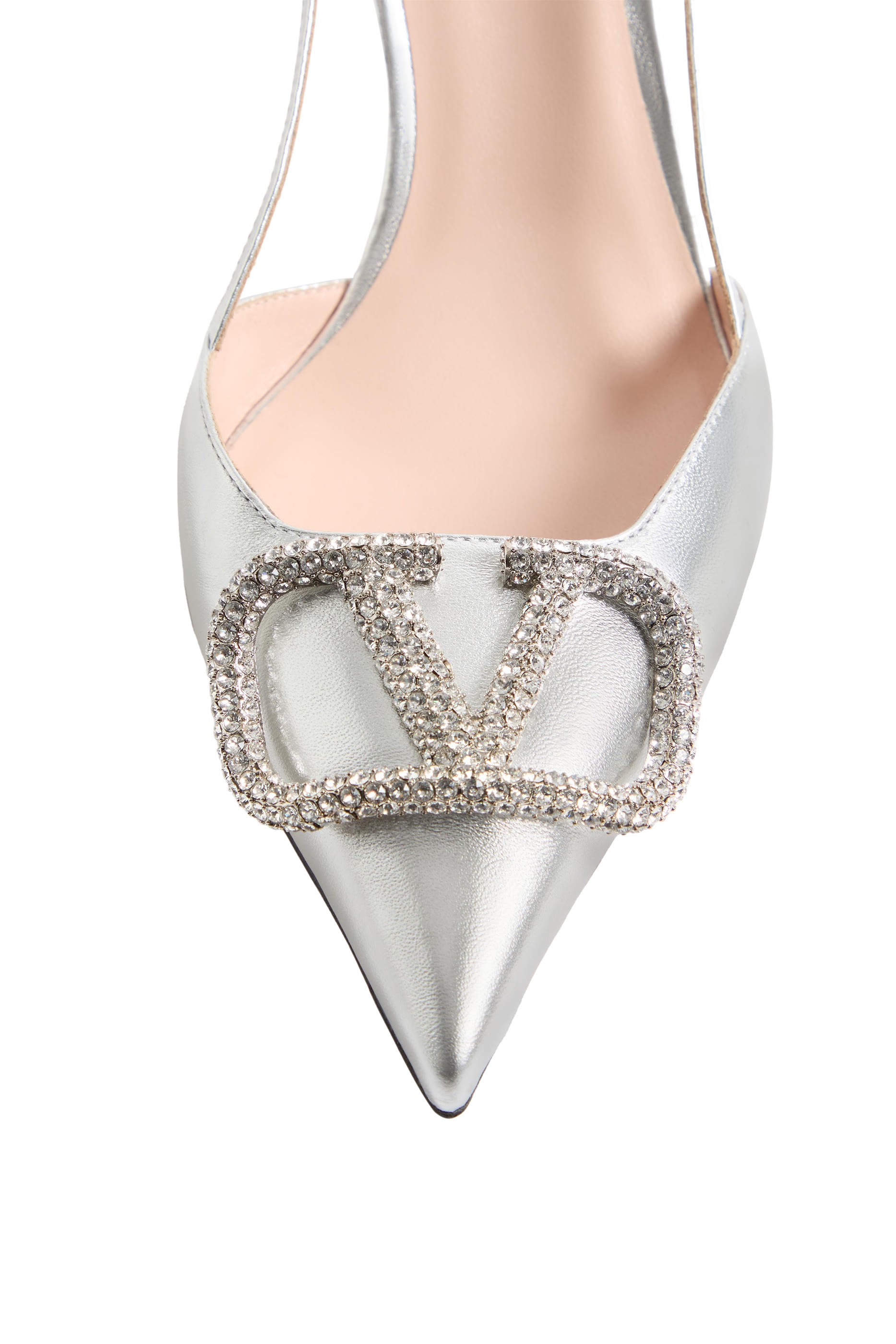 حذاء كلاسيكي 80 بسير خلفي وحلية شعار الماركة