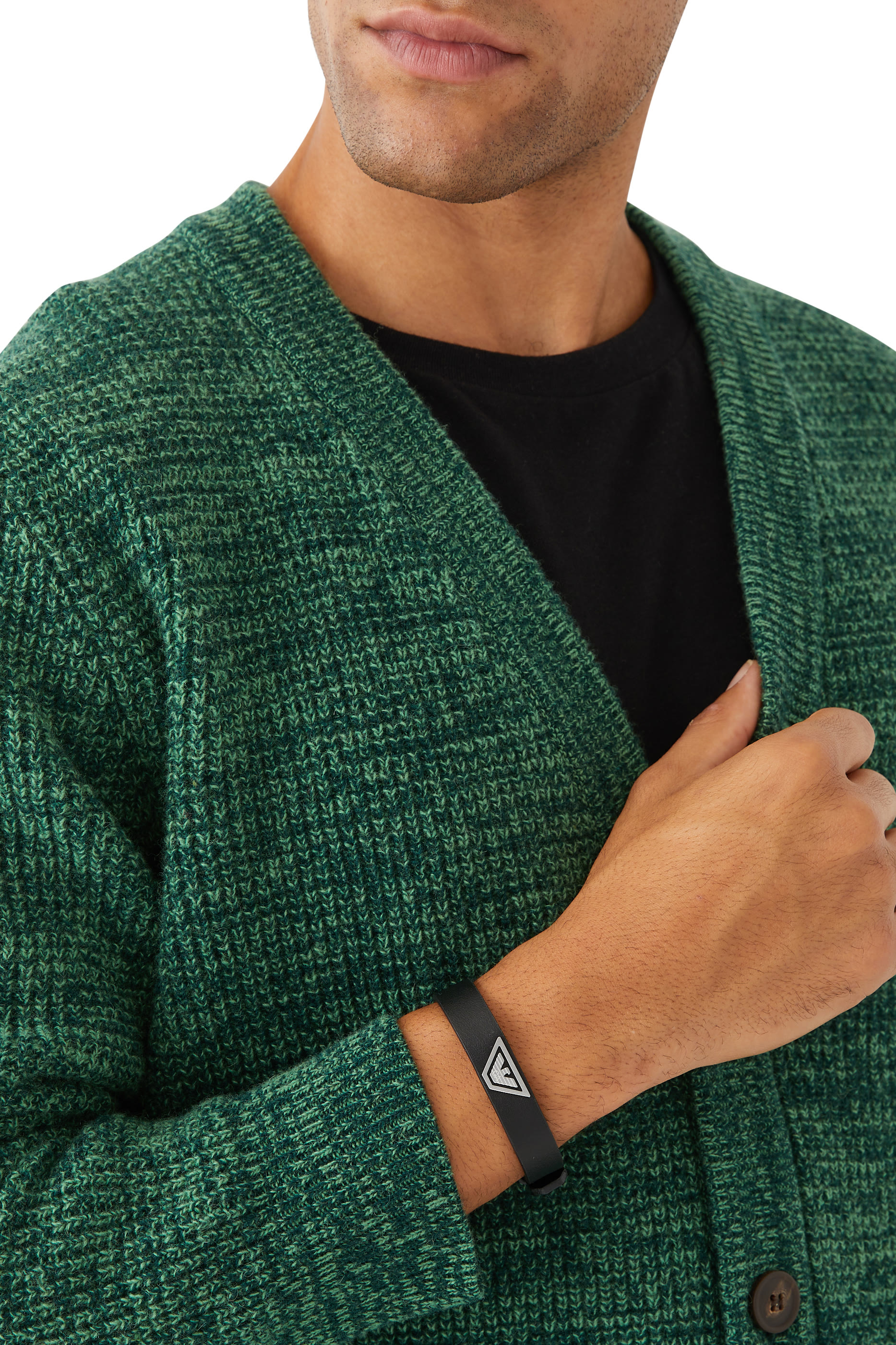 سوار بشعار الماركة، معدن وجلد