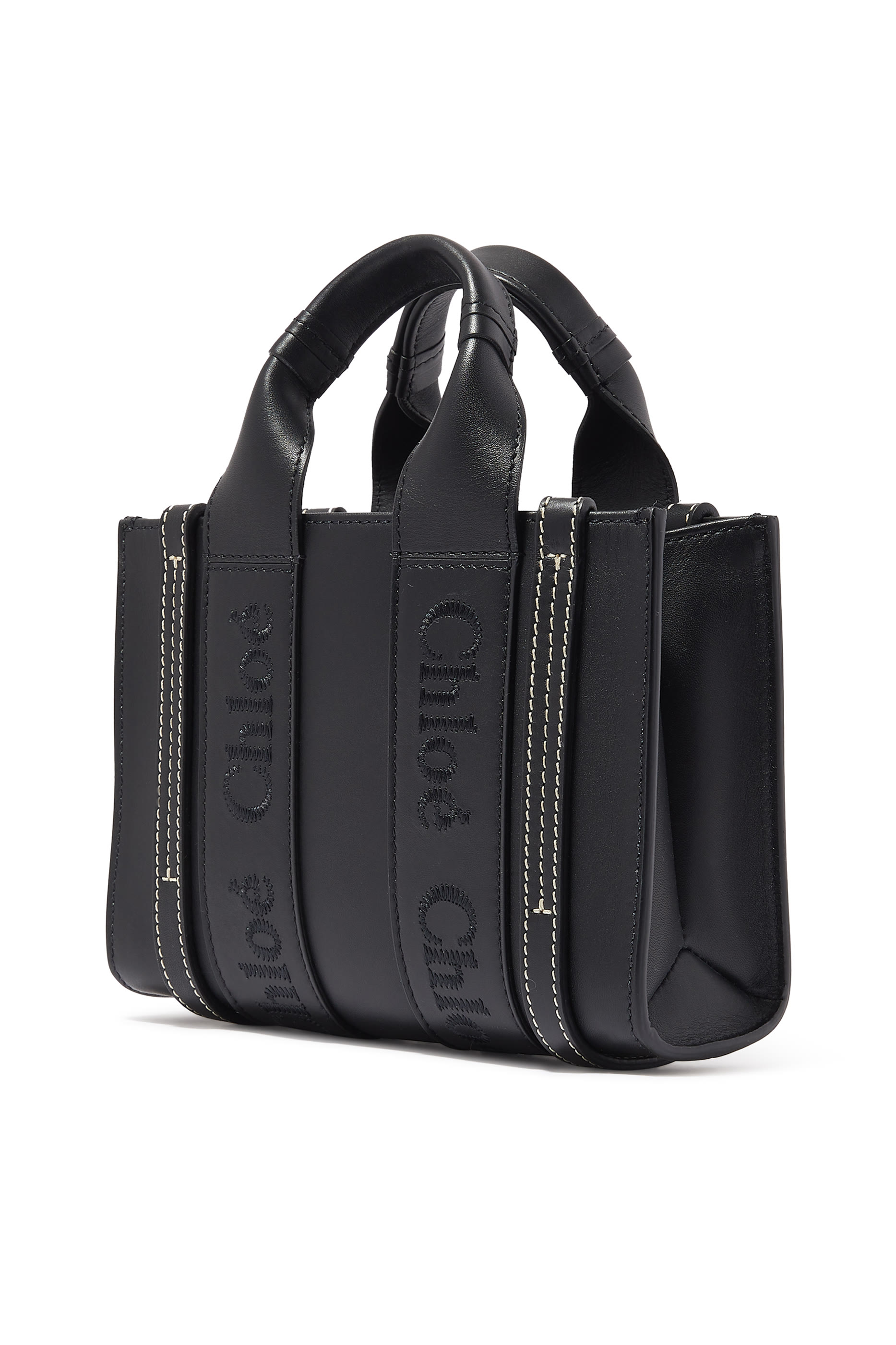 حقيبة يد وودي جلد صغيرة