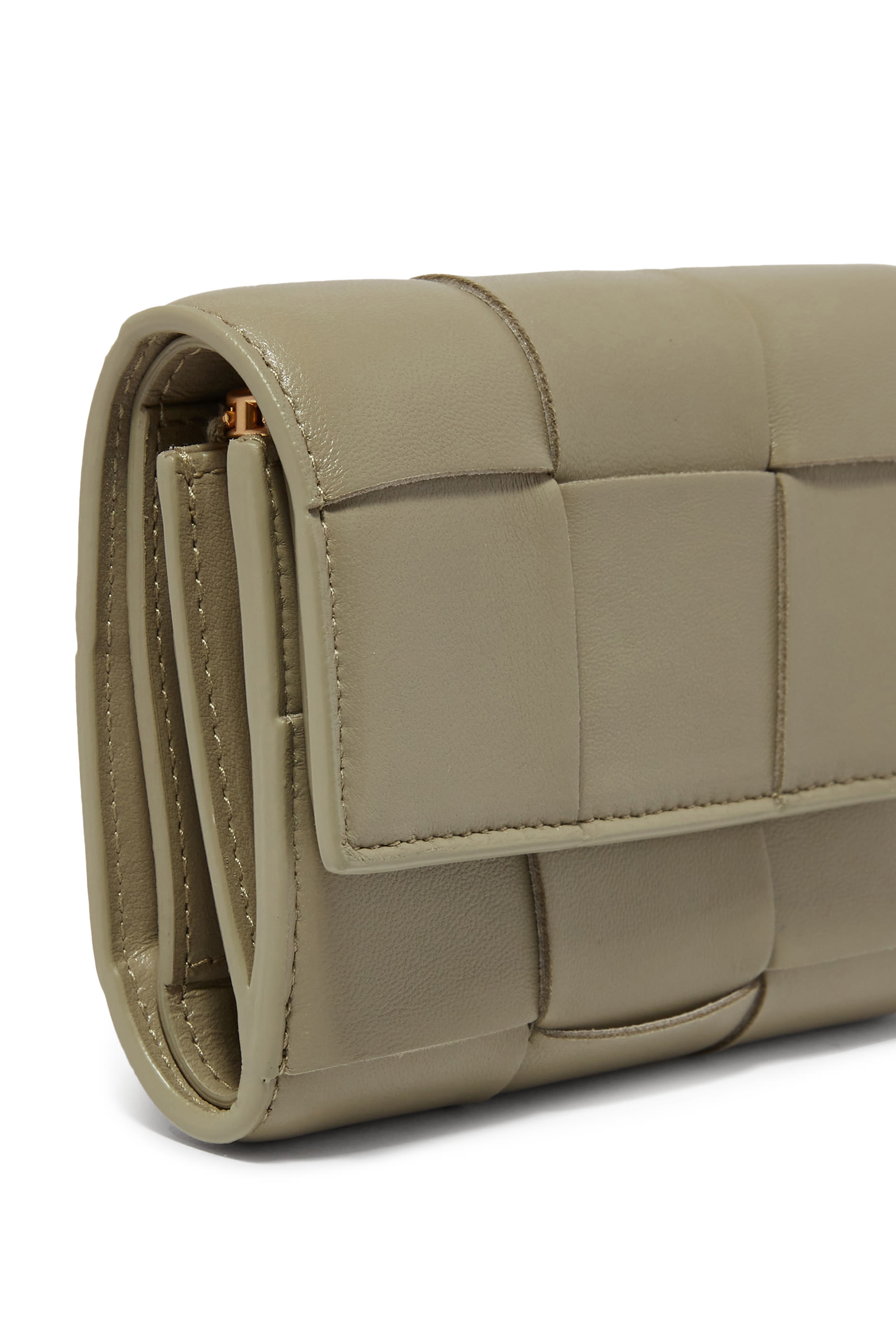 محفظة كاسيت ثلاثية الطي بسحاب