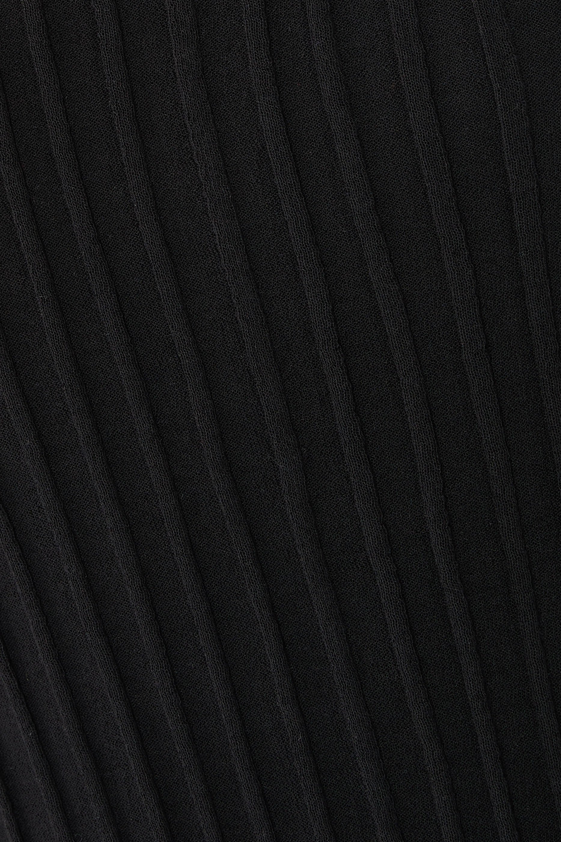 فستان ادا طويل بلا أكمام مع شق جانبي نسيج