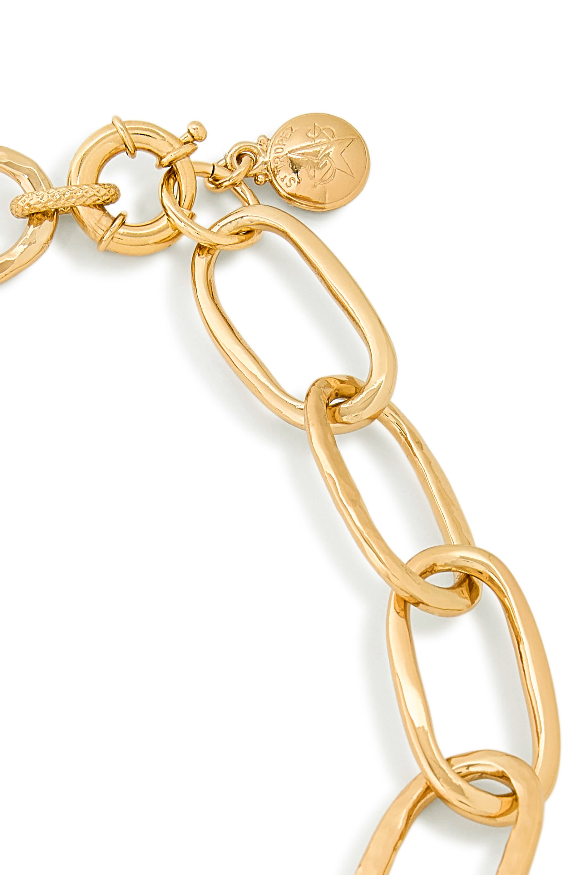 قلادة ماي بحلقات بتصميم بيضوي