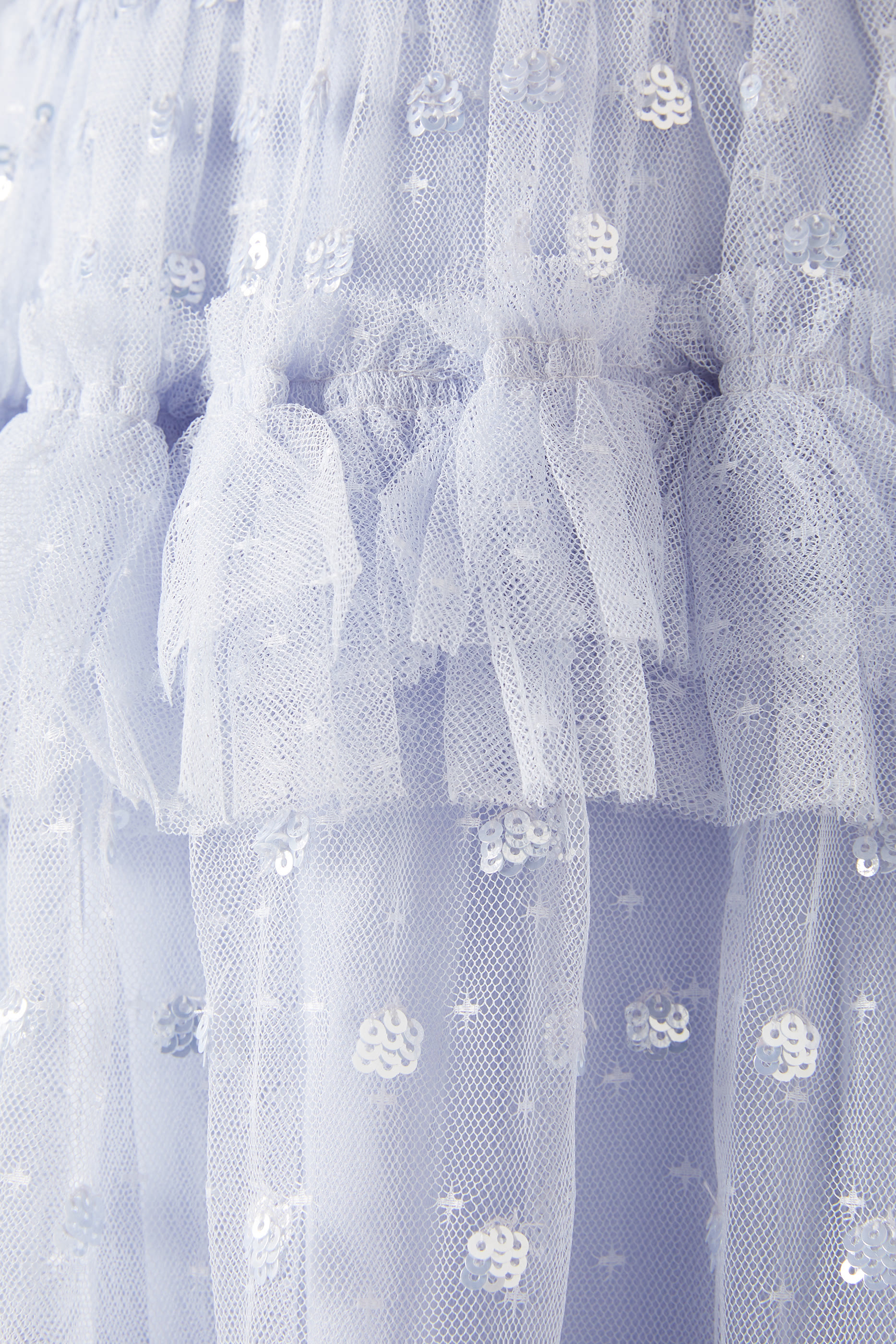 فستان بكشكش ونقاط ترتر للأطفال