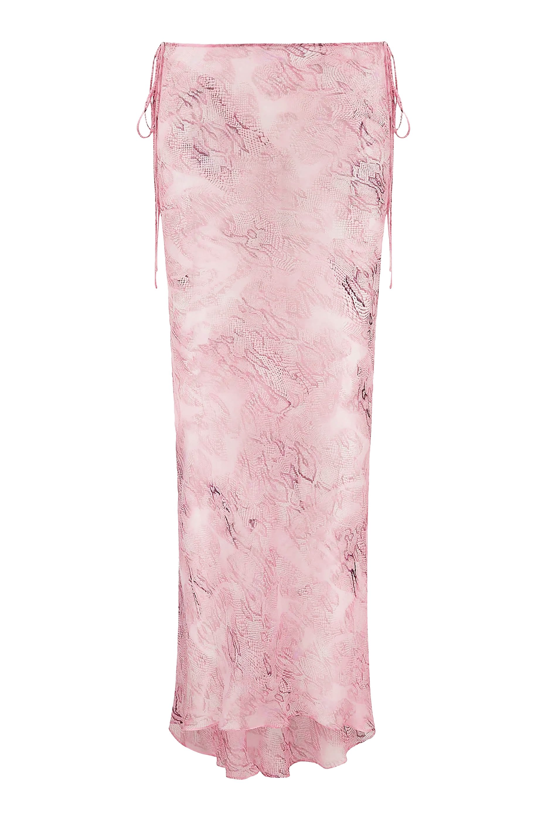 تنورة بنقشة جلد ثعبان