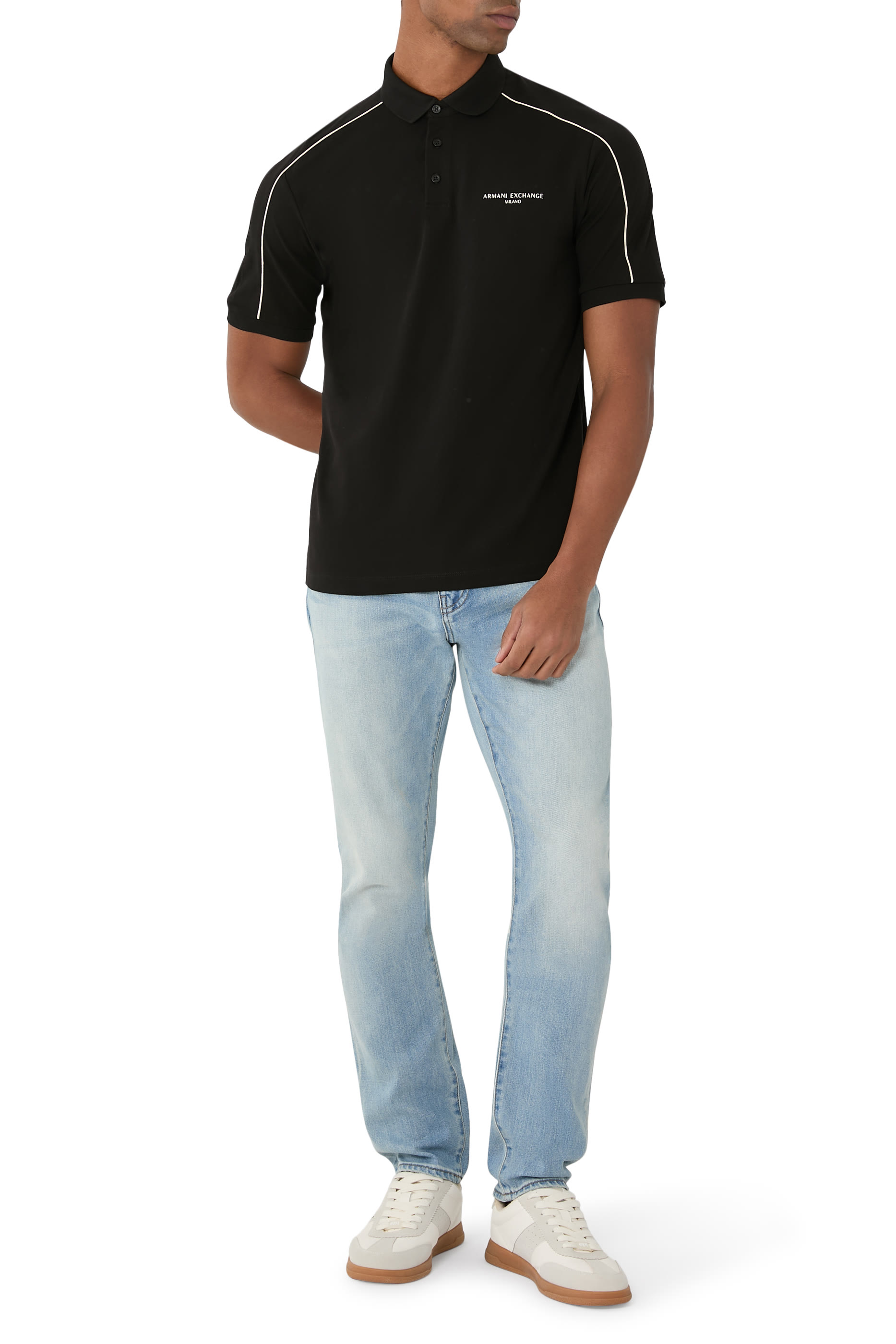 قميص بولو بتصميم جامعي