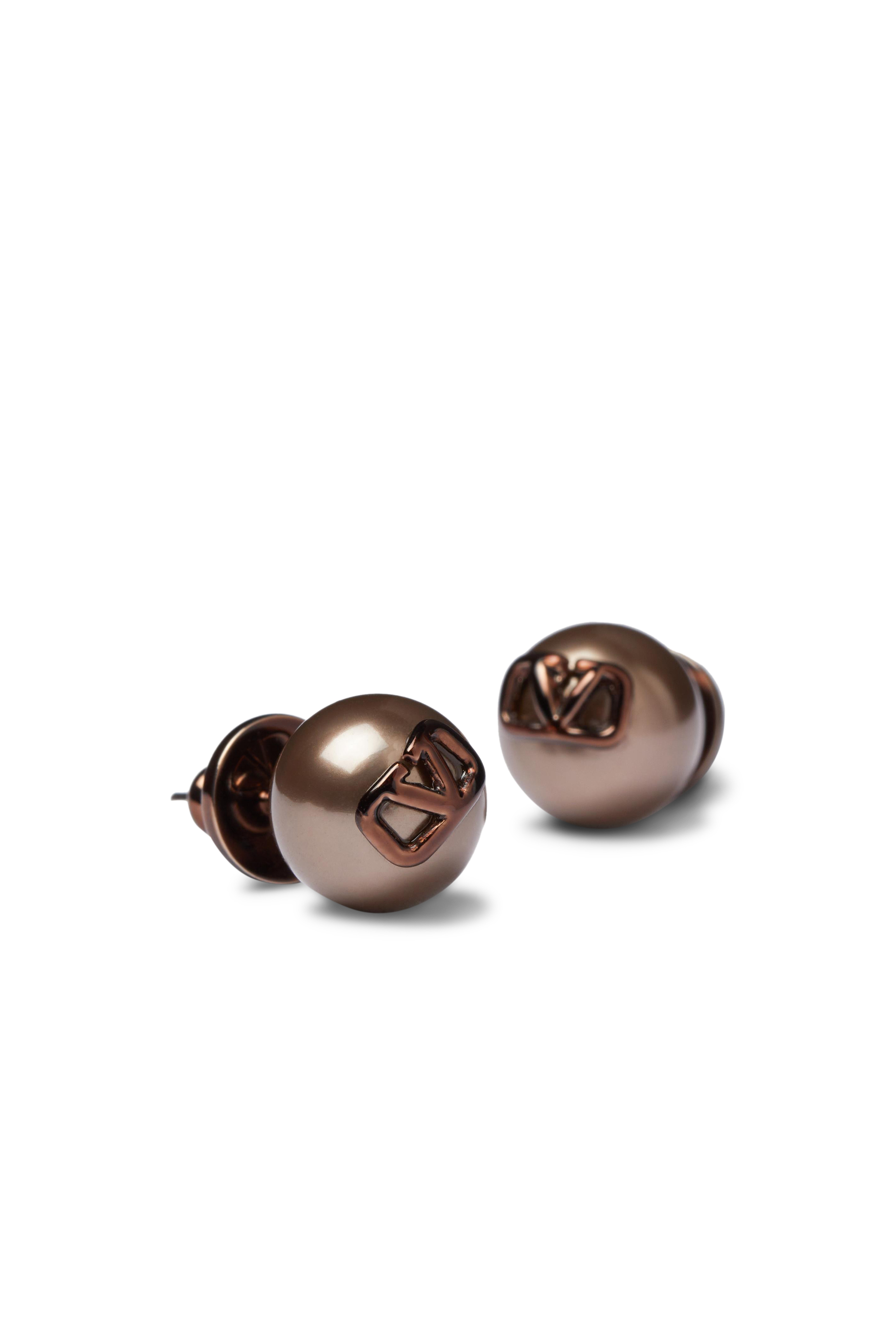  Vlogo Swarovski&reg; Pearl Stud Earrings