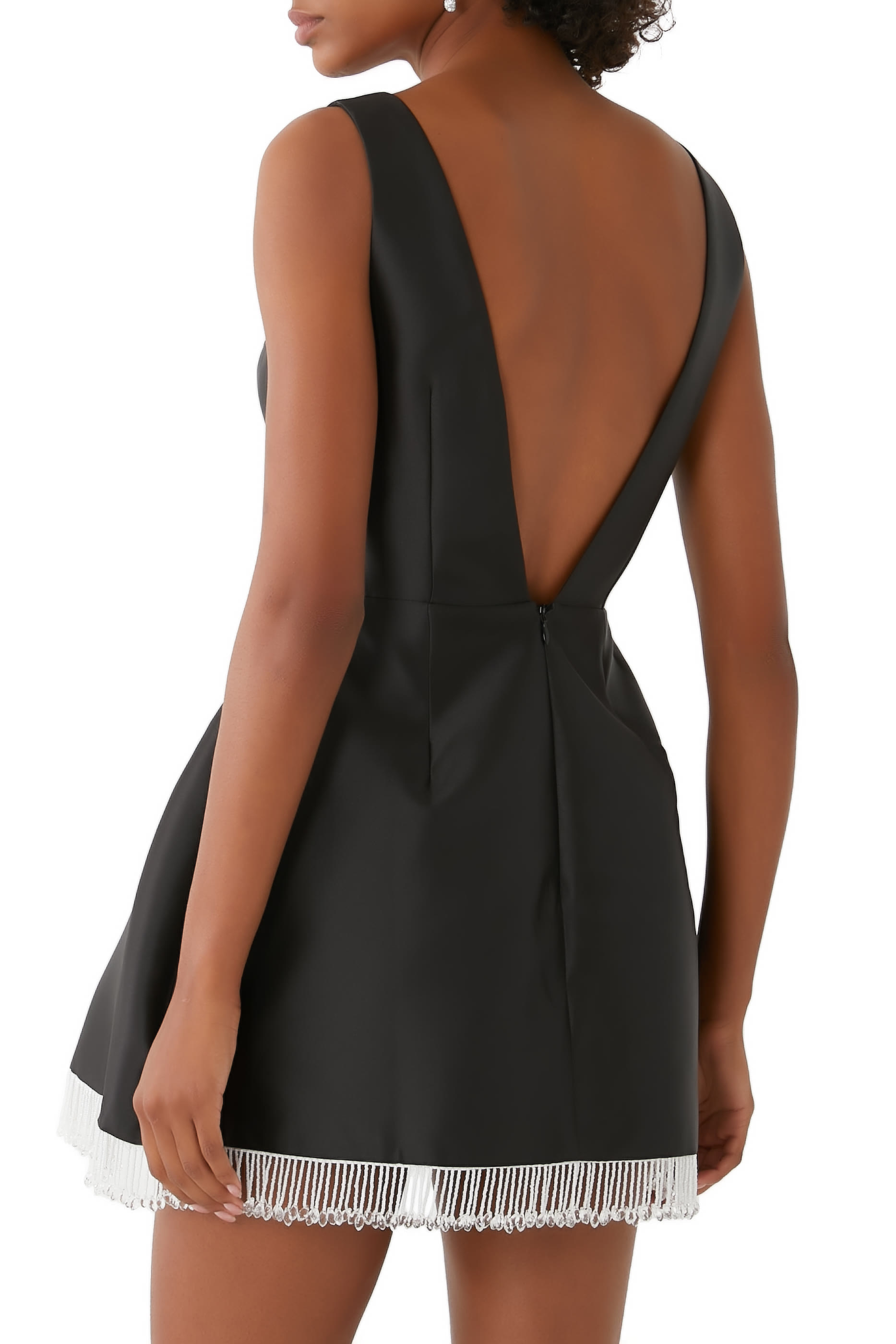 فستان قصير ألتميت ميوس بحافة مزينة