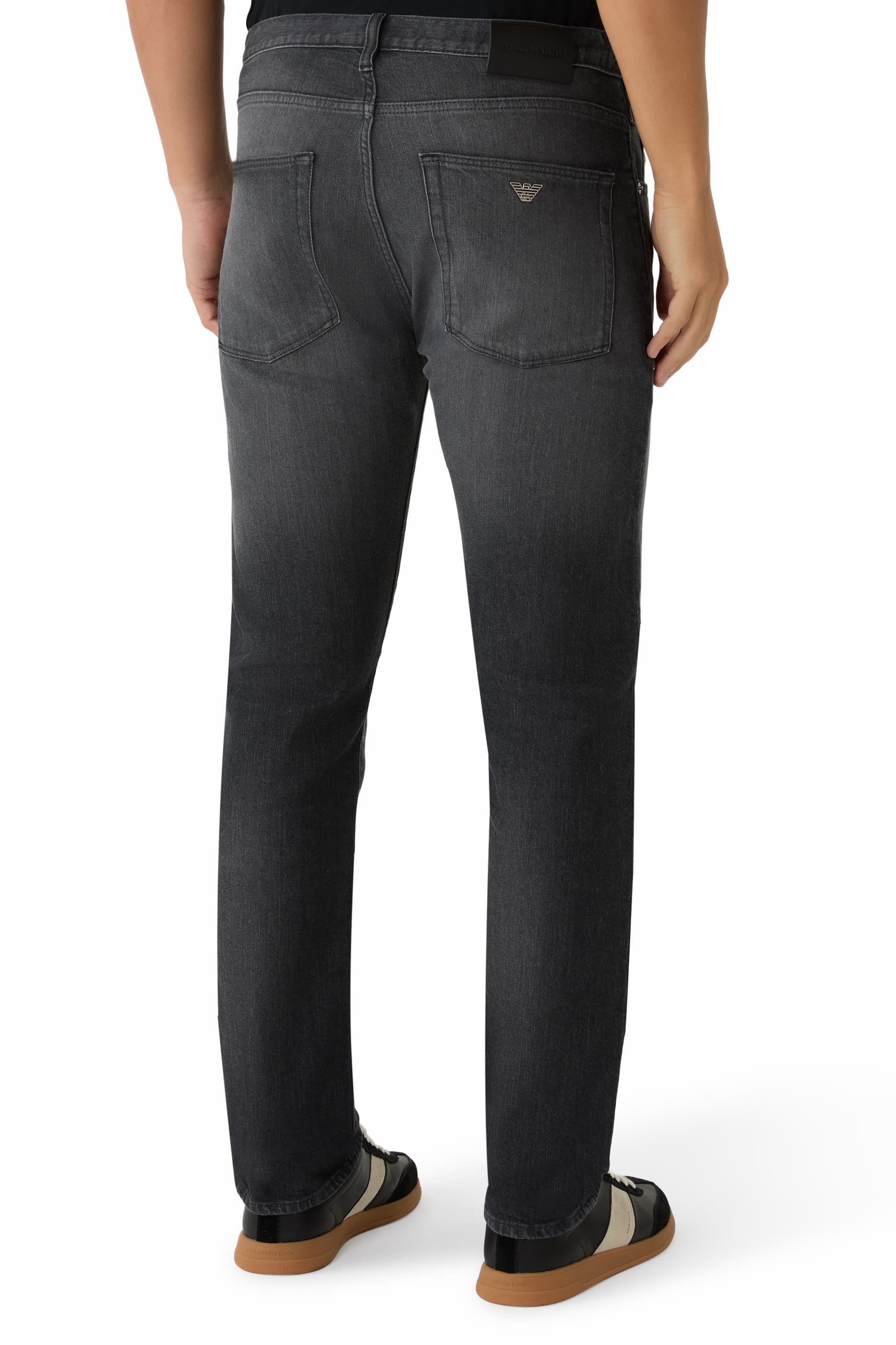 بنطال جينز جاي 45 بقصة ساق مستقيمة