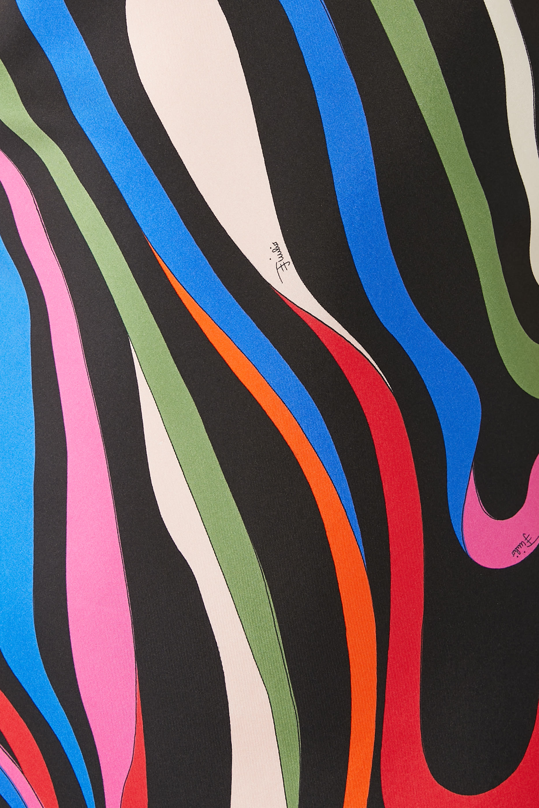 فستان بطبعة مارمو حرير تويل