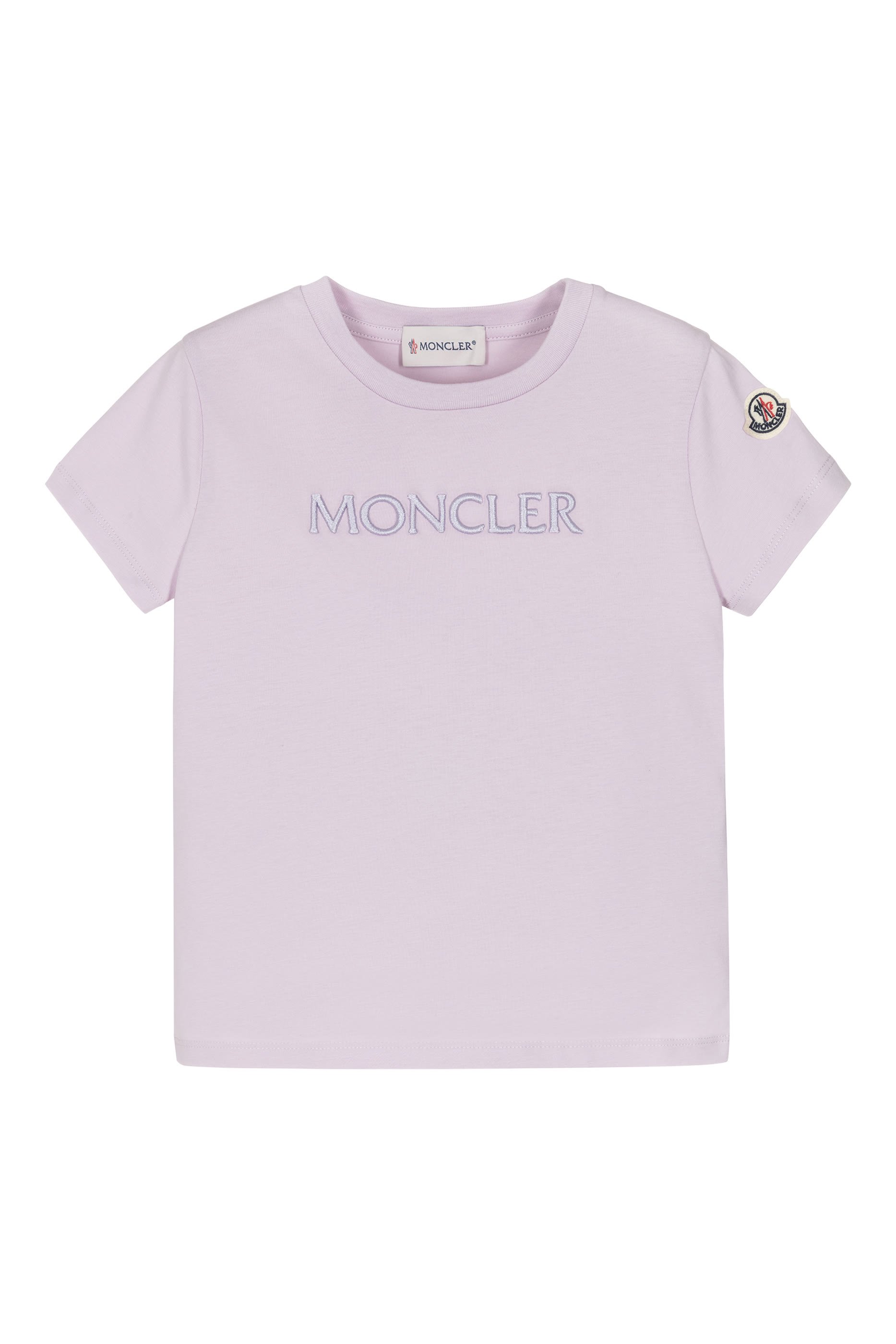 تيشيرت مطرز بشعار الماركة قطن للأطفال