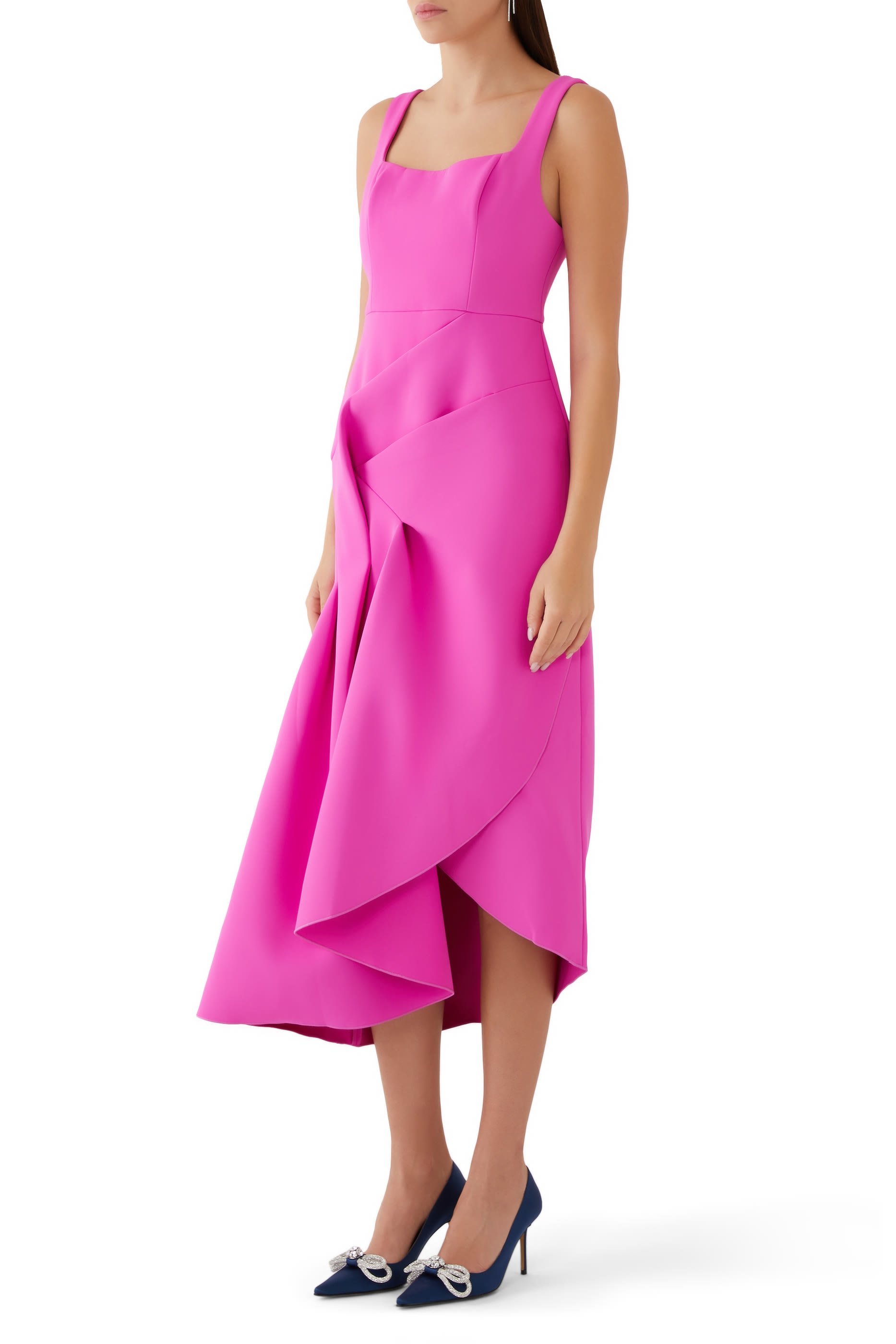 فستان هيوتون متوسط الطول