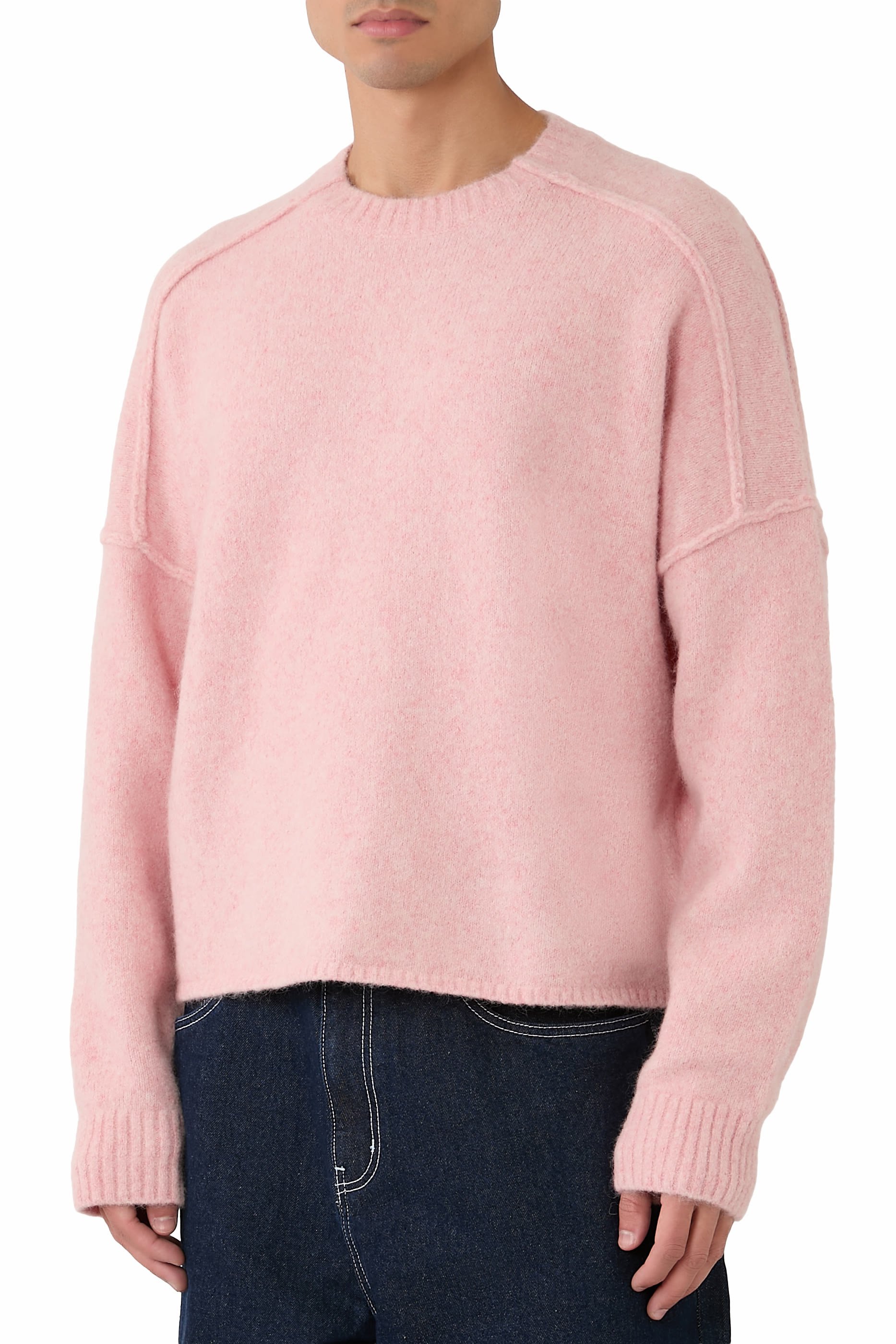 Exposed Mock Neck Jumper 
