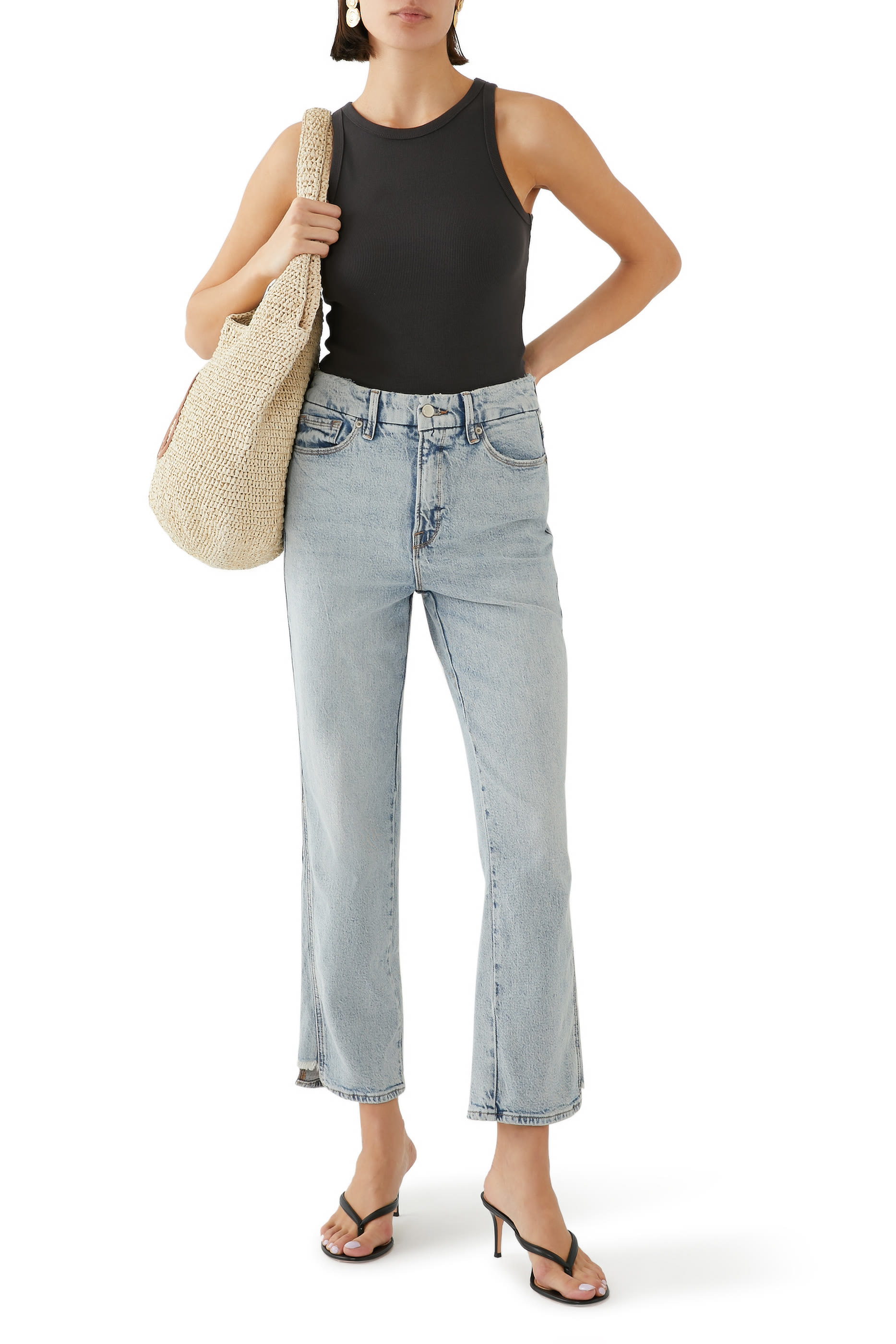 بنطال غود كيرف ستاب بقصة ساق مستقيمة