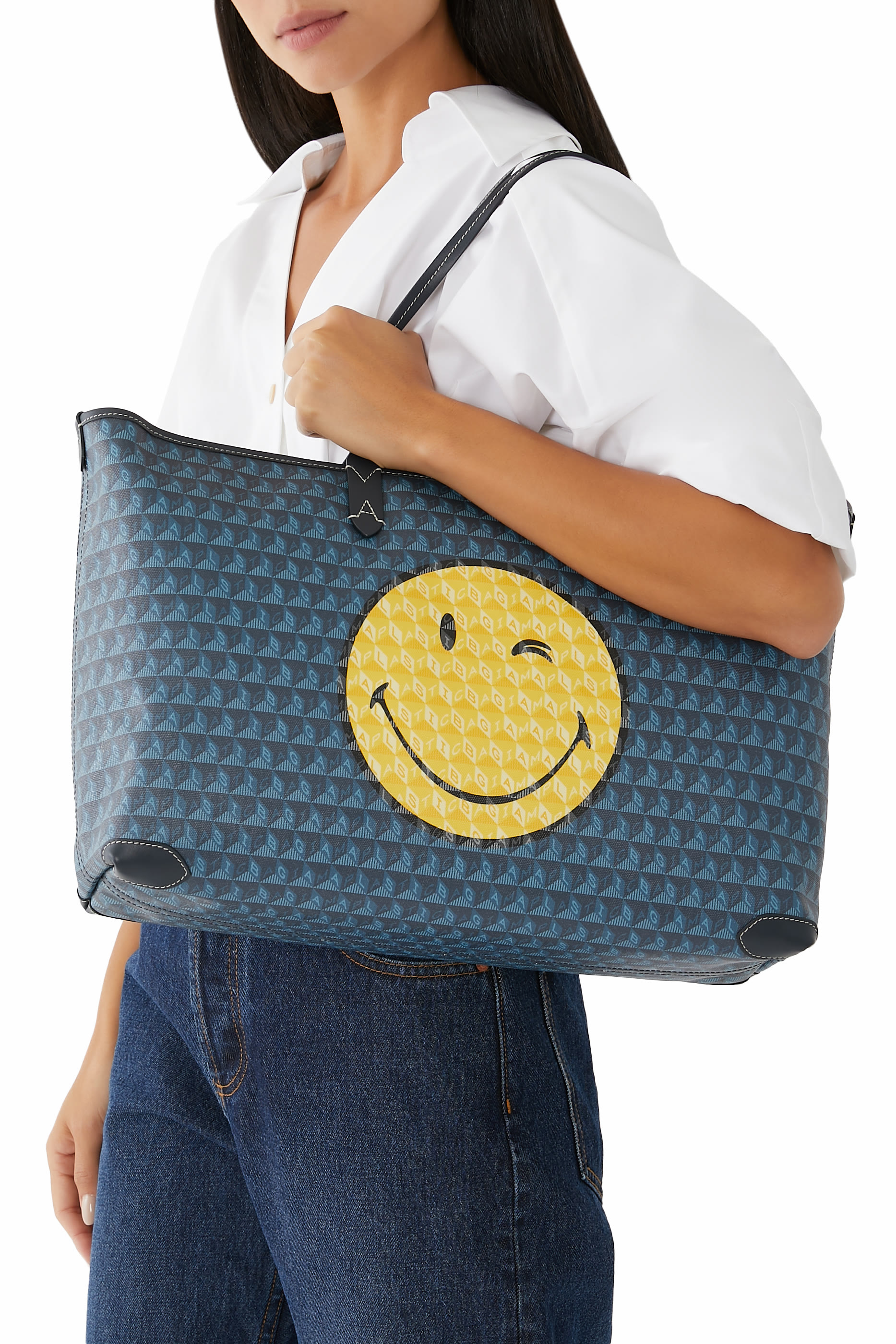 حقيبة يد آي ام ايه بلاستيك بسحاب