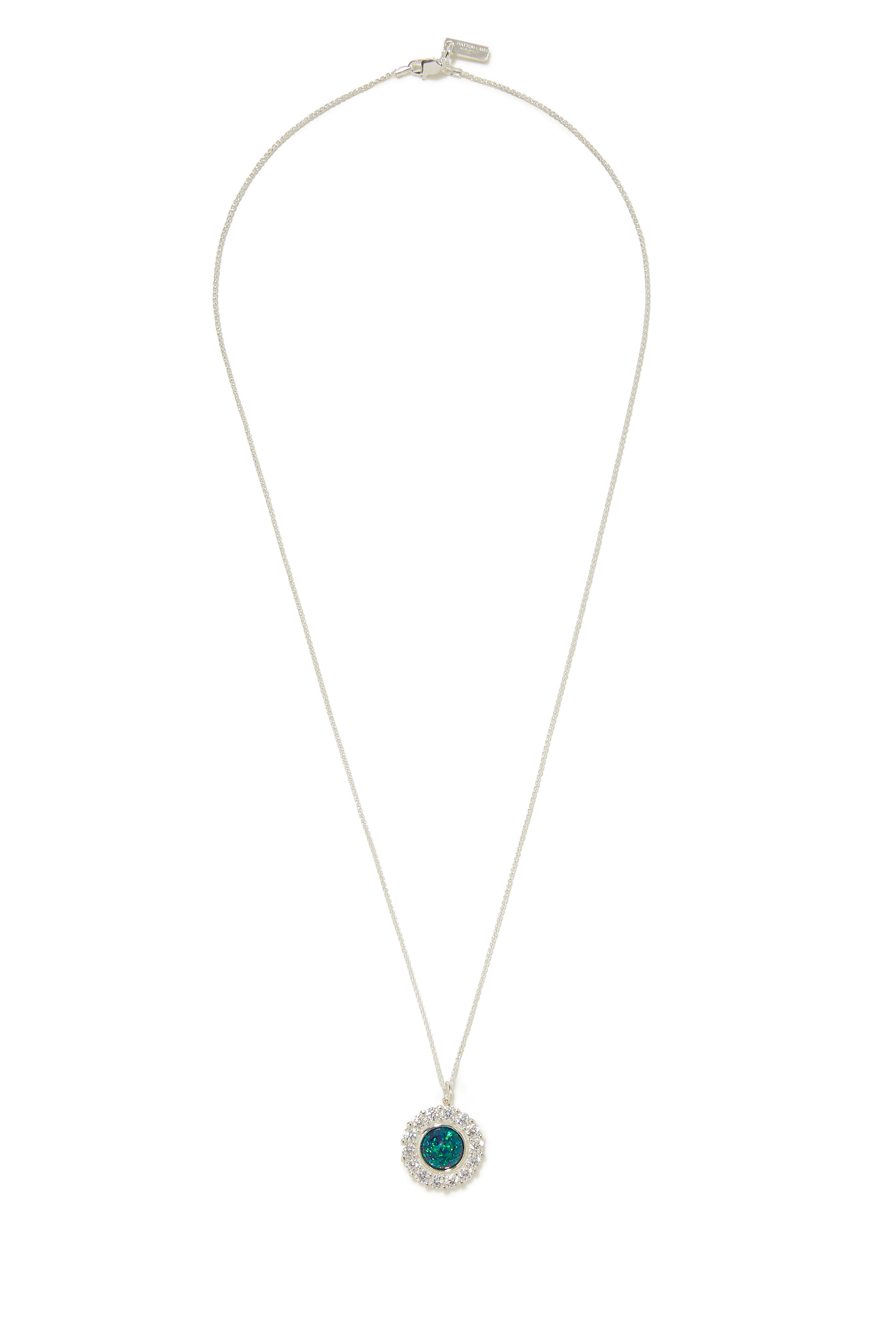 قلادة بدلاية ديزي خضراء