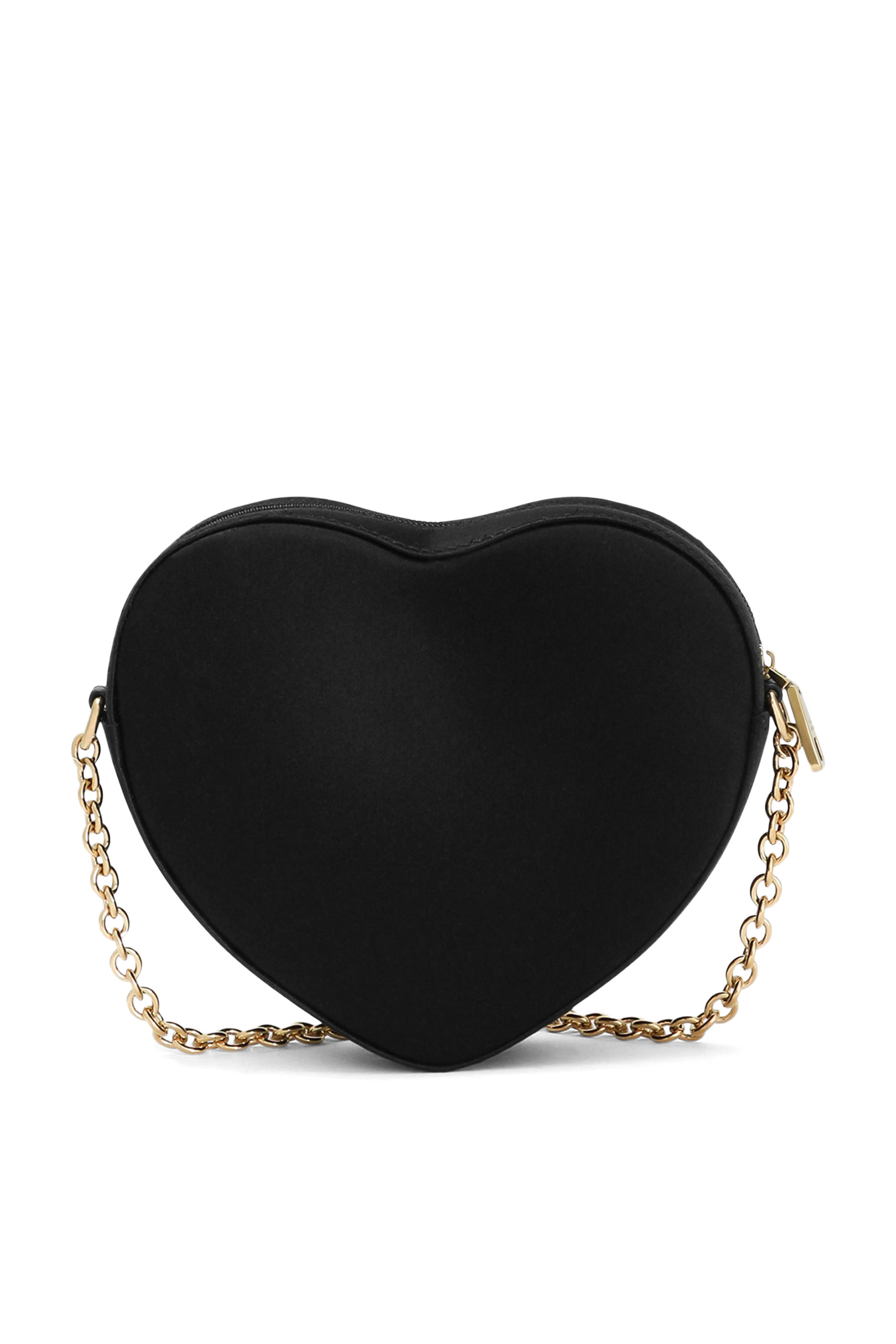 حقيبة كروس غيرلي بتصميم قلب ساتان بشعار الماركة للأطفال