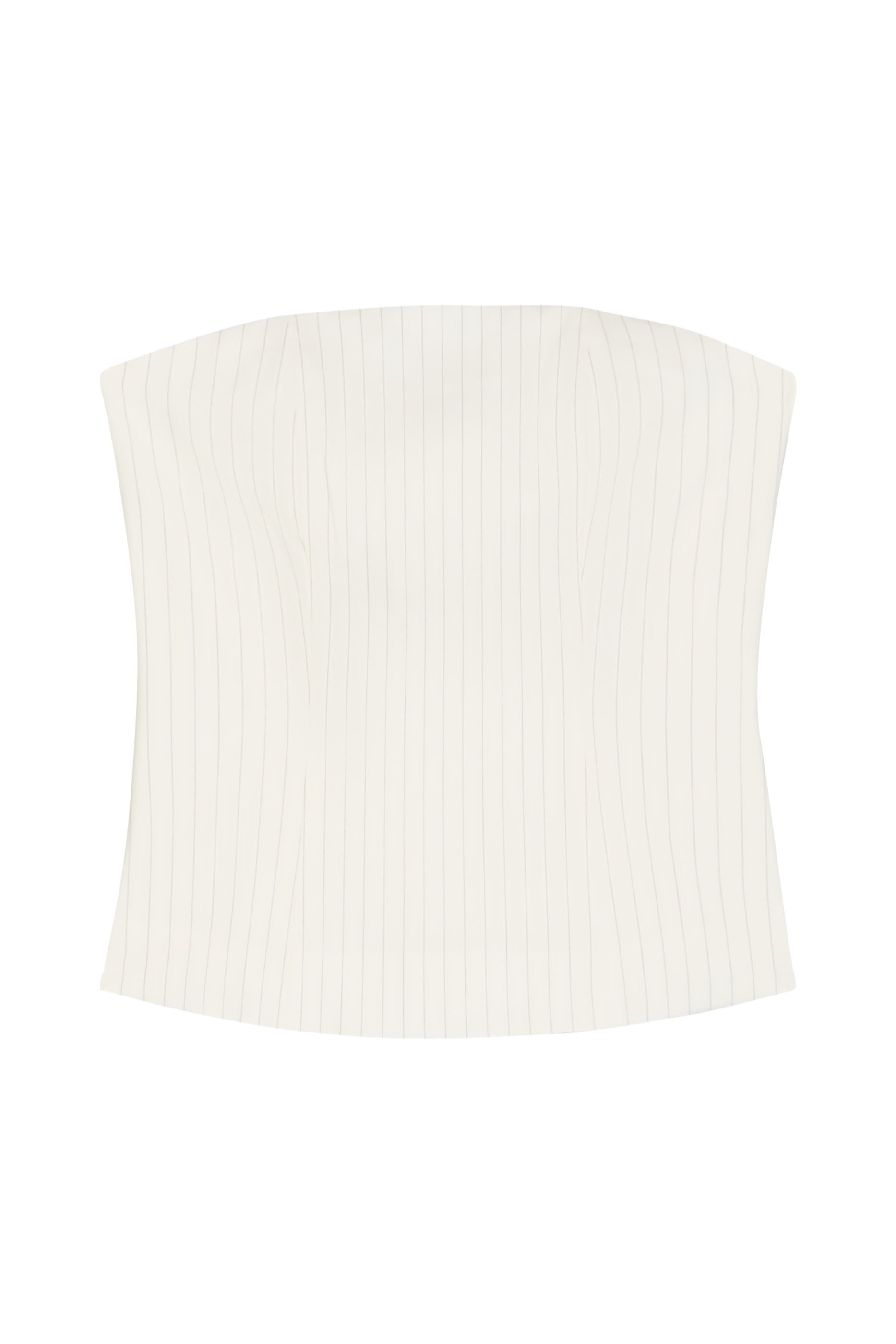 بلوزة بدلة بلا حمالات