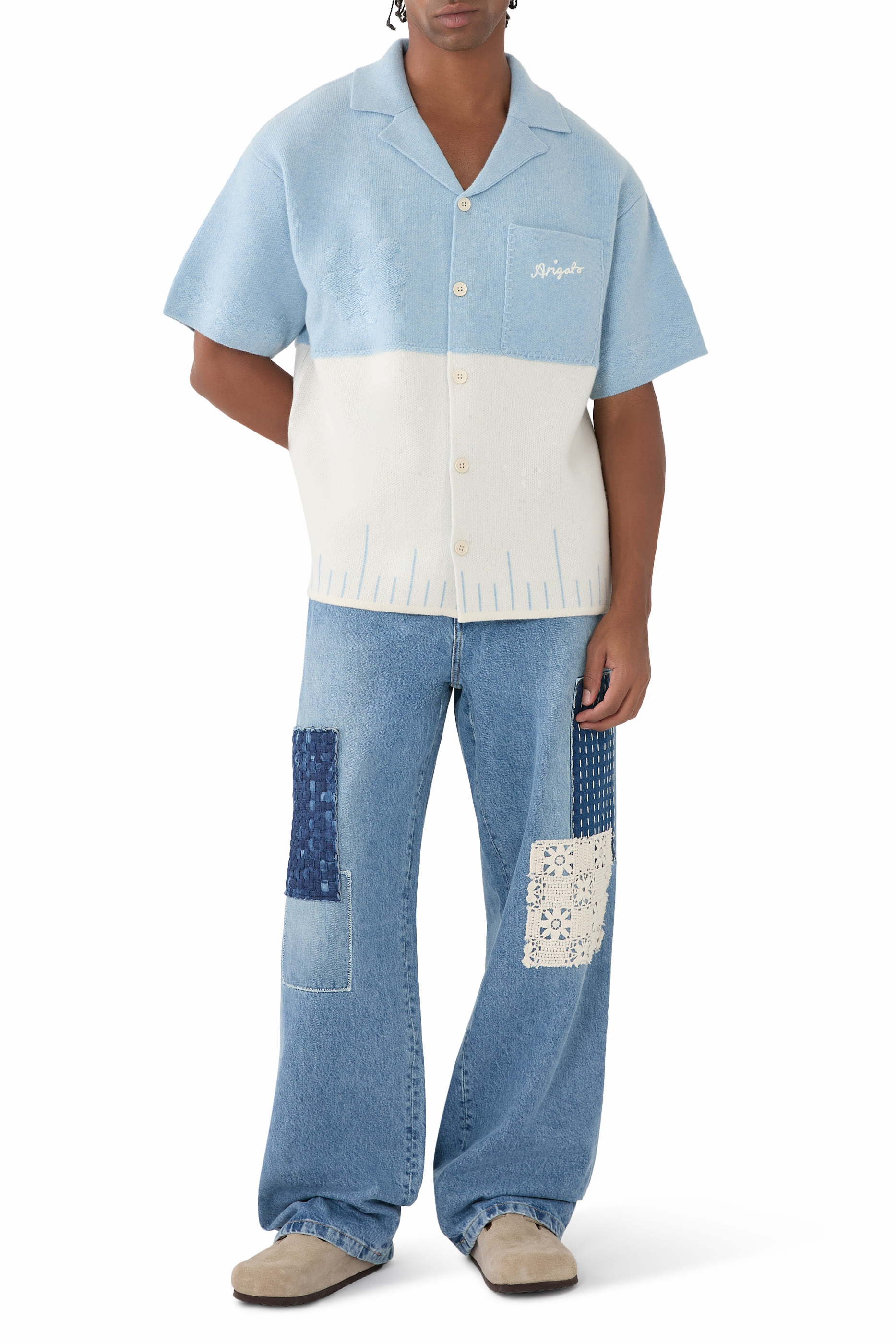 قميص بيير بارز الملمس