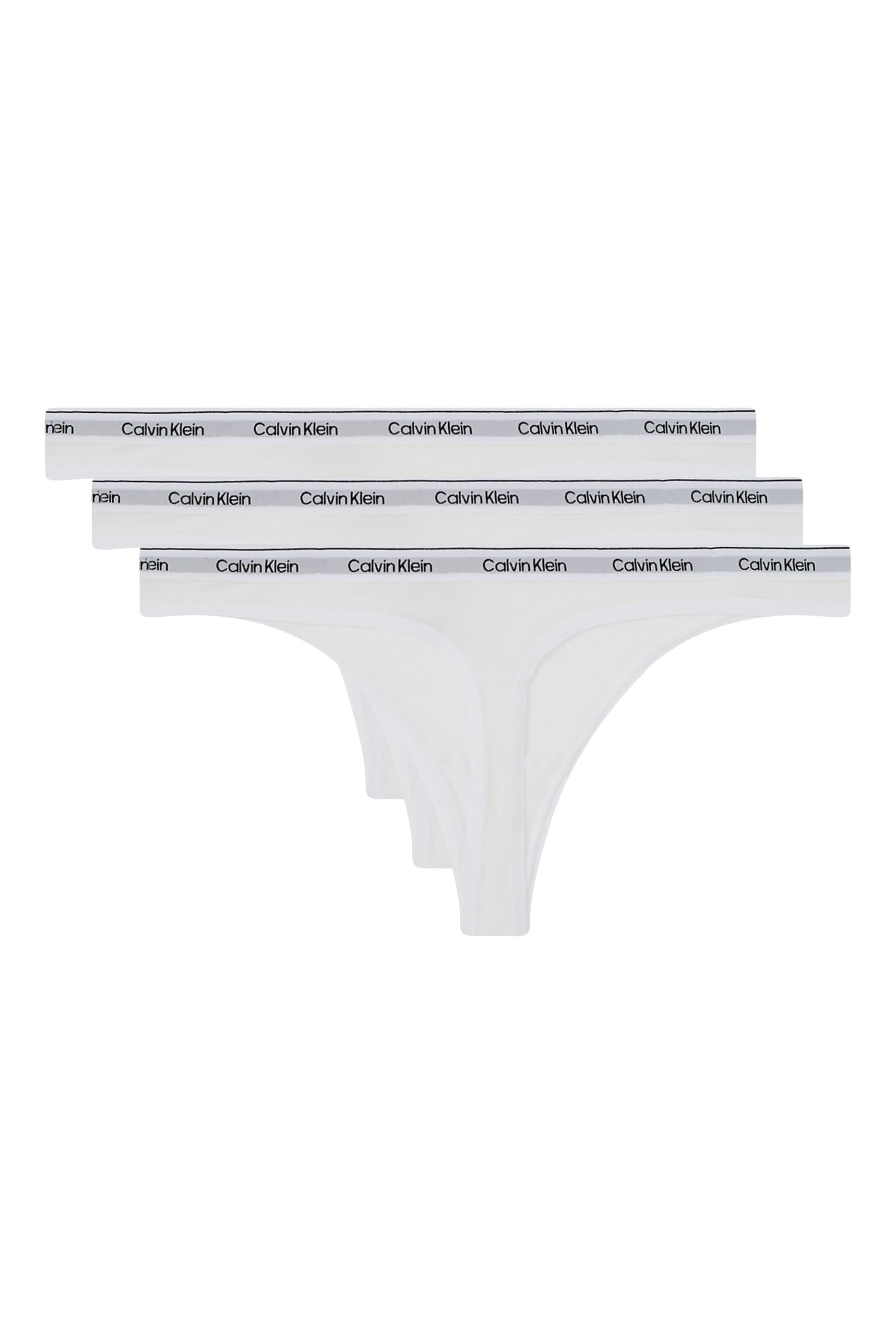 طقم ثونغ مزين بشعار الماركة 3 قطع