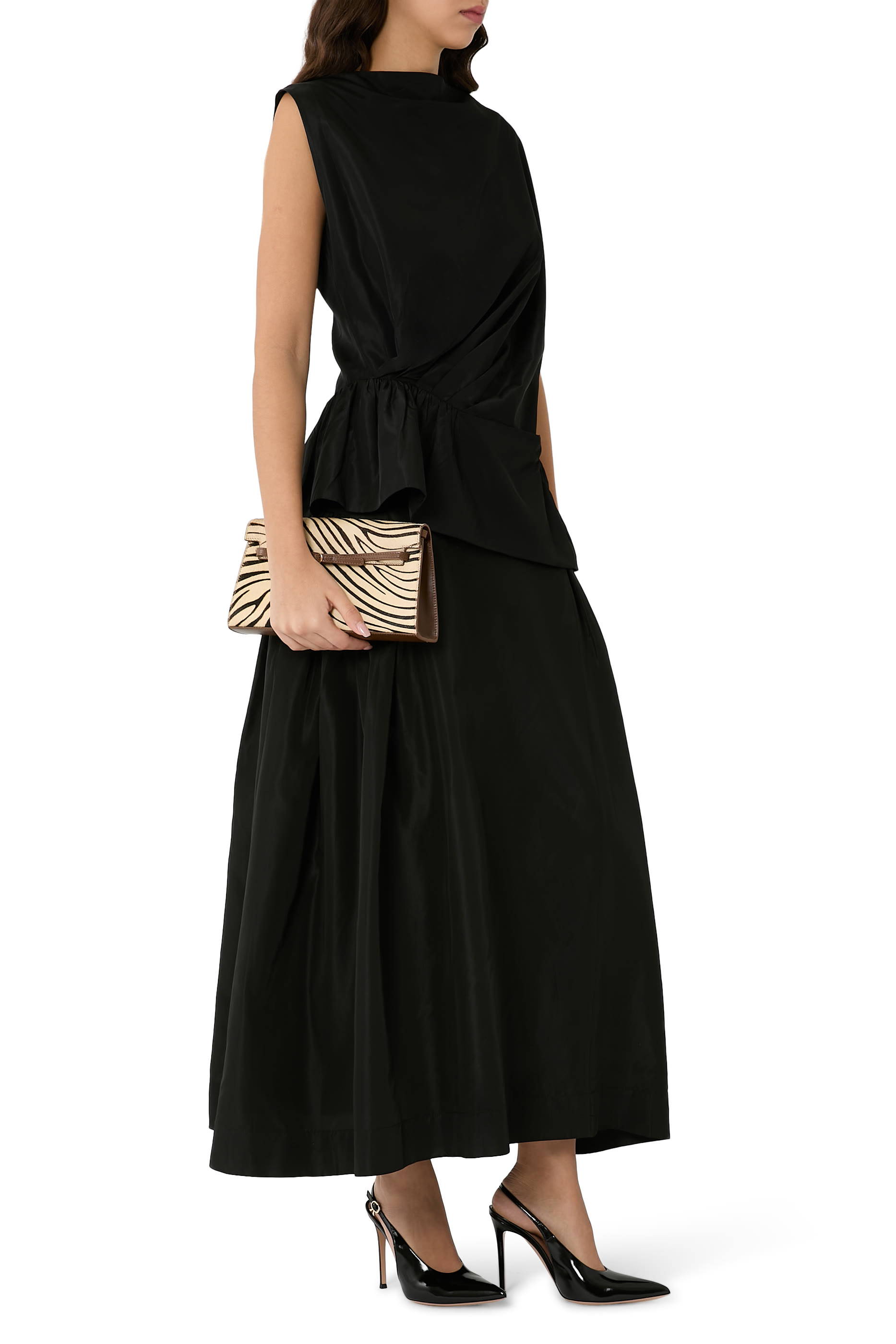 حذاء كلاسيكي روبي 105 بسير خلفي جلد لامع