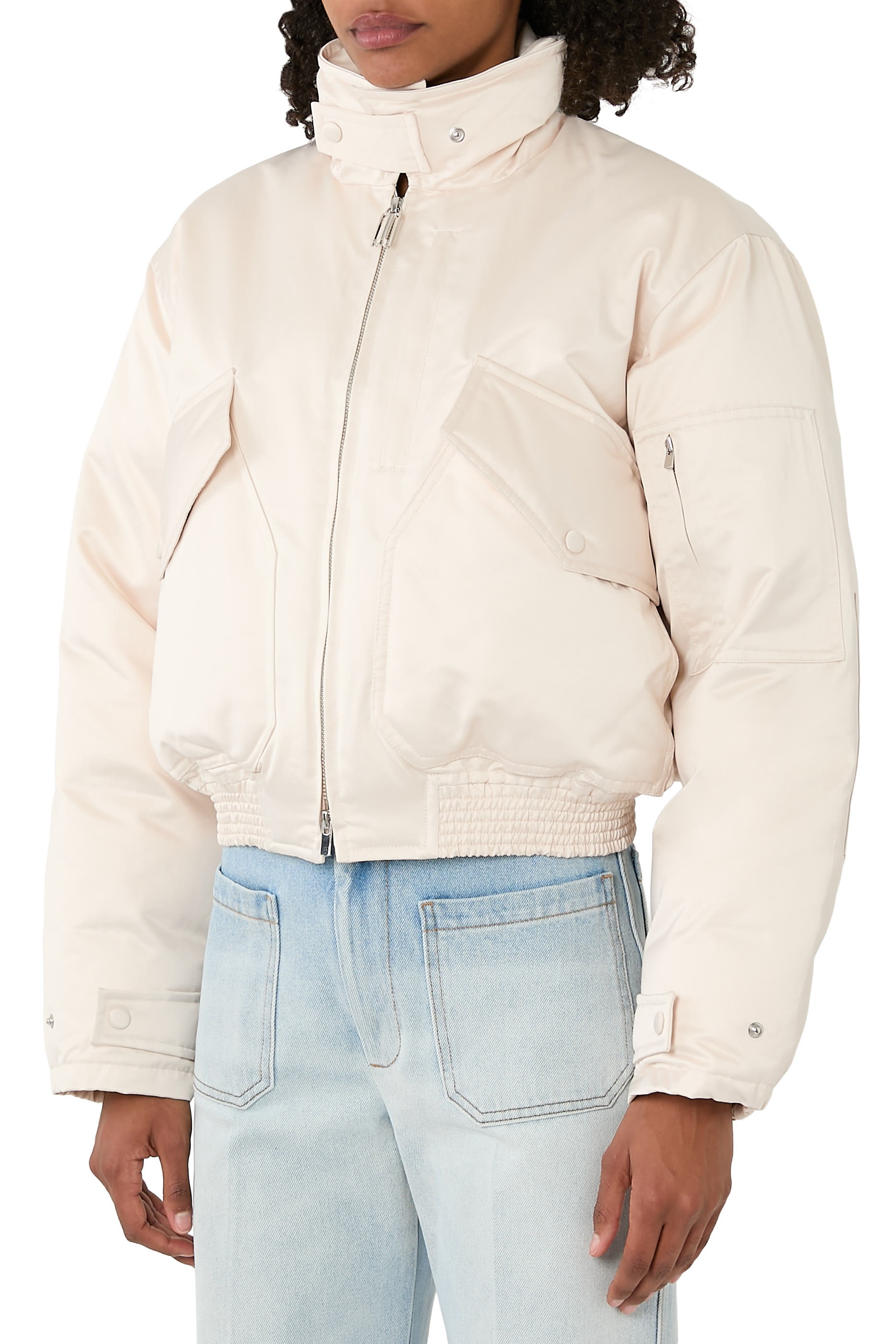 Padded Bomber Jacket